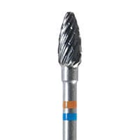 Meisinger Lab Carbide Cutter, FF Cross Cut, Fine, HP, Size 251FF, 4.0mm Diameter, HM251FF-040 - Lab Bur Carbide Cutters – FF, Cross Cut, Fine, HP - Size 251FF, 4.0 mm Diameter - Image 1