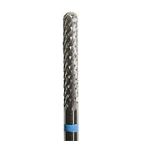 Meisinger Tungsten Carbide Cutter, HM 486GX-023, X-Cut Medium, Cylinder Round End, HP, 2.3 mm Diameter, 14.0 mm Head Length, Blue Ring - Tungsten Carbide Cutters – GX – X-Cut Medium, Blue Ring - Cylinder, Round End – HM 486GX-023, HP, 2.3 mm Diameter, 14.0 mm Head Length - Image 1