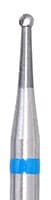 Meisinger HM 71-012-HP Lab Carbide Bur, Round, Plain Cut, 1.2 mm Diameter, Handpiece, 5/Pkg - Lab Bur Carbide Cutters – S, Plain Cut, Medium, HM 71, Round, HP, 5/Pkg - 3 Round, 1.2 mm Diameter - Image 1