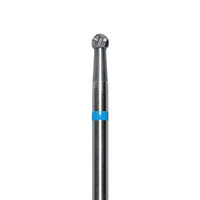 Meisinger HM71-025-HP Lab Carbide Bur, Round, Plain Cut, Medium, 2.5 mm Head, HP Shank, 1 Each - Lab Bur Carbide Cutters – S, Plain Cut, Medium, HM 71, Round, HP, 1/Pkg - 9 Round, 2.5 mm Diameter - Image 1