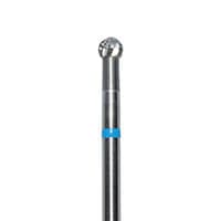 Meisinger HM 71-031 Lab Carbide Bur, Round, Plain Cut, Medium, 3.1 mm, HP, 1 Each - Lab Bur Carbide Cutters – S, Plain Cut, Medium, HM 71, Round, HP, 1/Pkg - Round, 3.1 mm Diameter - Image 1