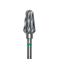 Meisinger HM75G-060 Lab Carbide Bur, Coarse Round End Taper, Plain Cut, 6.0 mm, HP, 1 Each - Lab Bur Carbide Cutters – G, Plain Cut, Coarse, HP, 1/Pkg - Size 75G, 6.0 mm Diameter - Image 1