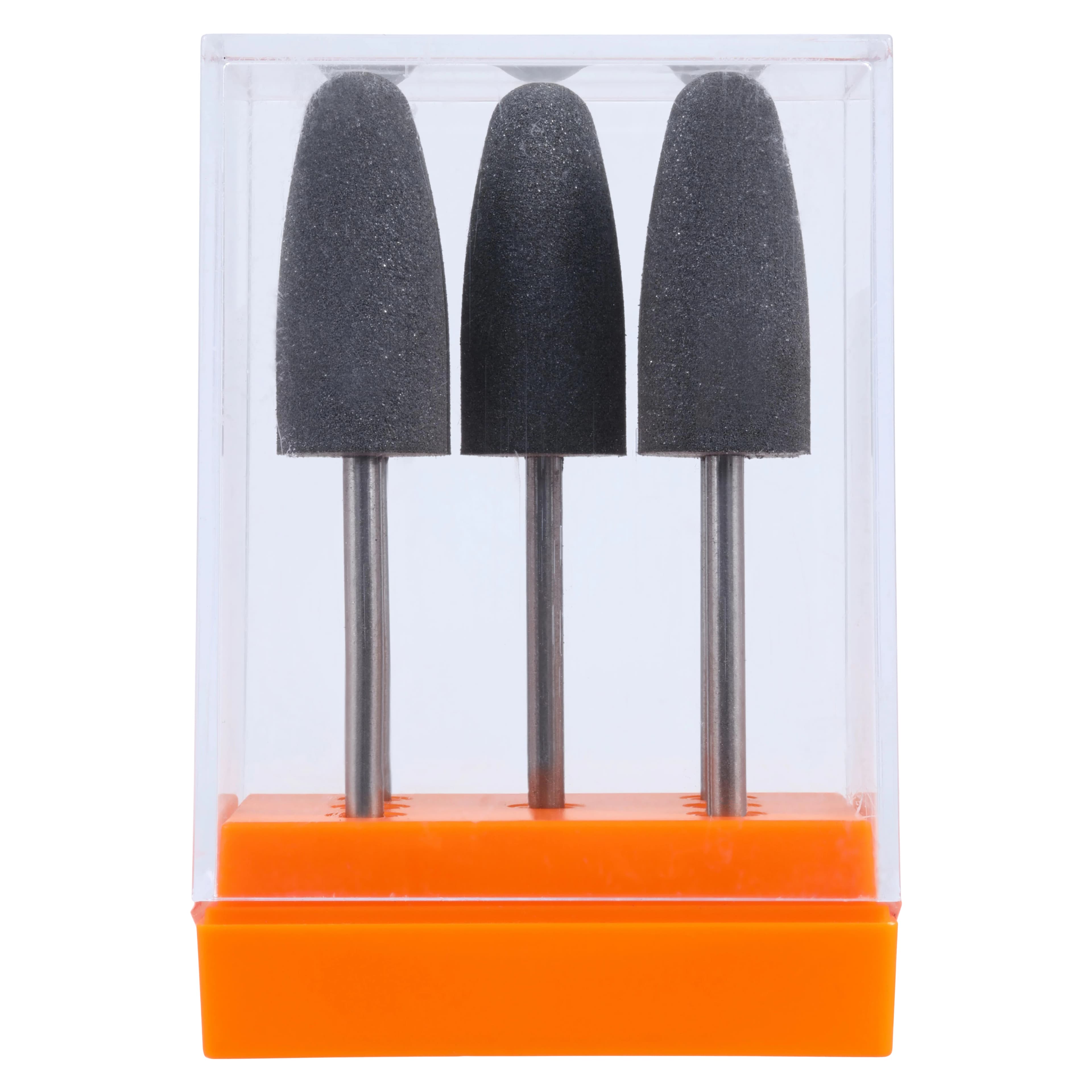Meisinger Acrylic Polisher, Cone, Gray, Medium Grit, HP Handpiece, 10.0mm, 5/Pk, 9573P-100-HP-GREY thumbnail 4