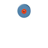 Meisinger Diamond Polisher for Porcelain, Wheel, Unmounted, Blue/Orange, Medium, 17.0mm, 9752M-170-UNM-B/O - DIAMOND POLISHER FOR PORCELAIN BL/ORANGE UNM (1) - Image 1
