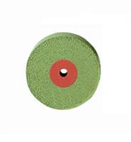 Meisinger Porcelain Polisher Wheel, Unmounted, Coarse, Green/Orange Diamond, 17.0mm, 9752G-170-UNM-GR/O - PORCELAIN UNM POLISHER GRN/ORANGE DIAMOND (1) - Image 1