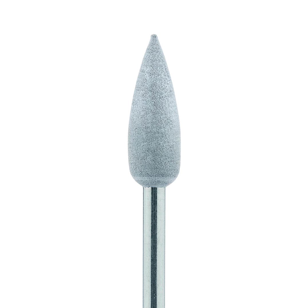 Meisinger 9501U-055 Universal Polisher, Flame Shape, HP (Handpiece), White, 5.5mm Head, 5/Pack - 9501U-055 HP Universal Polisher Flame White (5) - Image 1