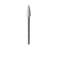 Meisinger 9502U-045-HP-WH Universal Flexible Polisher, White, Flame/Pointed, Handpiece, 4.5 mm, Pack of 5 - #9502-043 White Polisher Point HP Pack of 5 - Image 1