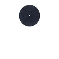 Meisinger 9681V-220 Universal Flexible Polisher Wheel, Unmounted, Black, 22 mm, 10/Pkg - Meisinger Polisher UNM - Image 1