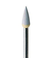 Meisinger 9712G-040 RA Composite Pre-Polisher, Right Angle, Point, Light Blue/Beige, Coarse, 4.0mm, 2/Pack - 9712G-040 RA TRQ/BEIGE PRE-POLISHERS (2) - Image 1