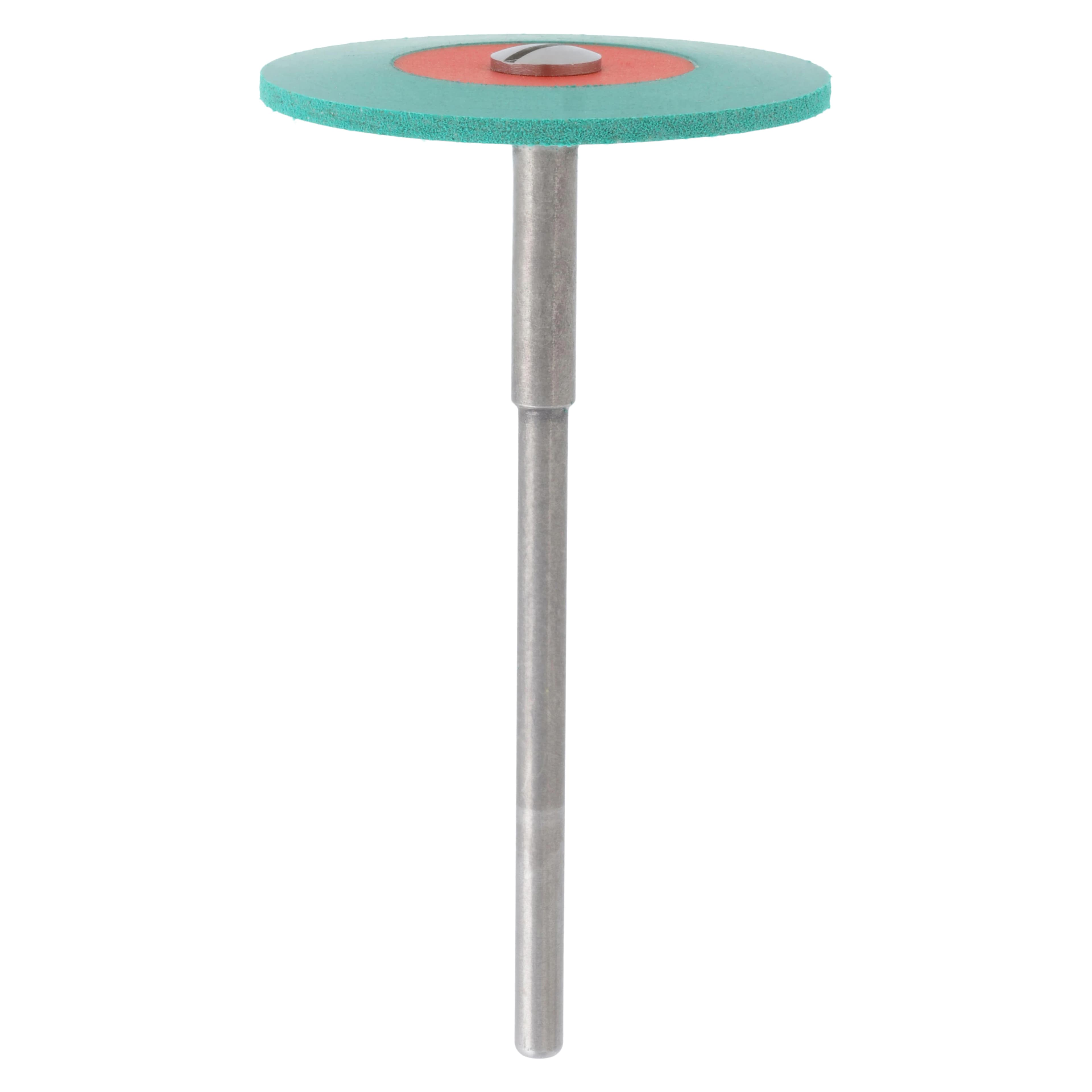 Meisinger Porcelain Polisher Disc, Handpiece, Knife Edge, Coarse, Green/Orange, 26 mm, 1/Pk, 9770G-260-HP-GR/O thumbnail 2