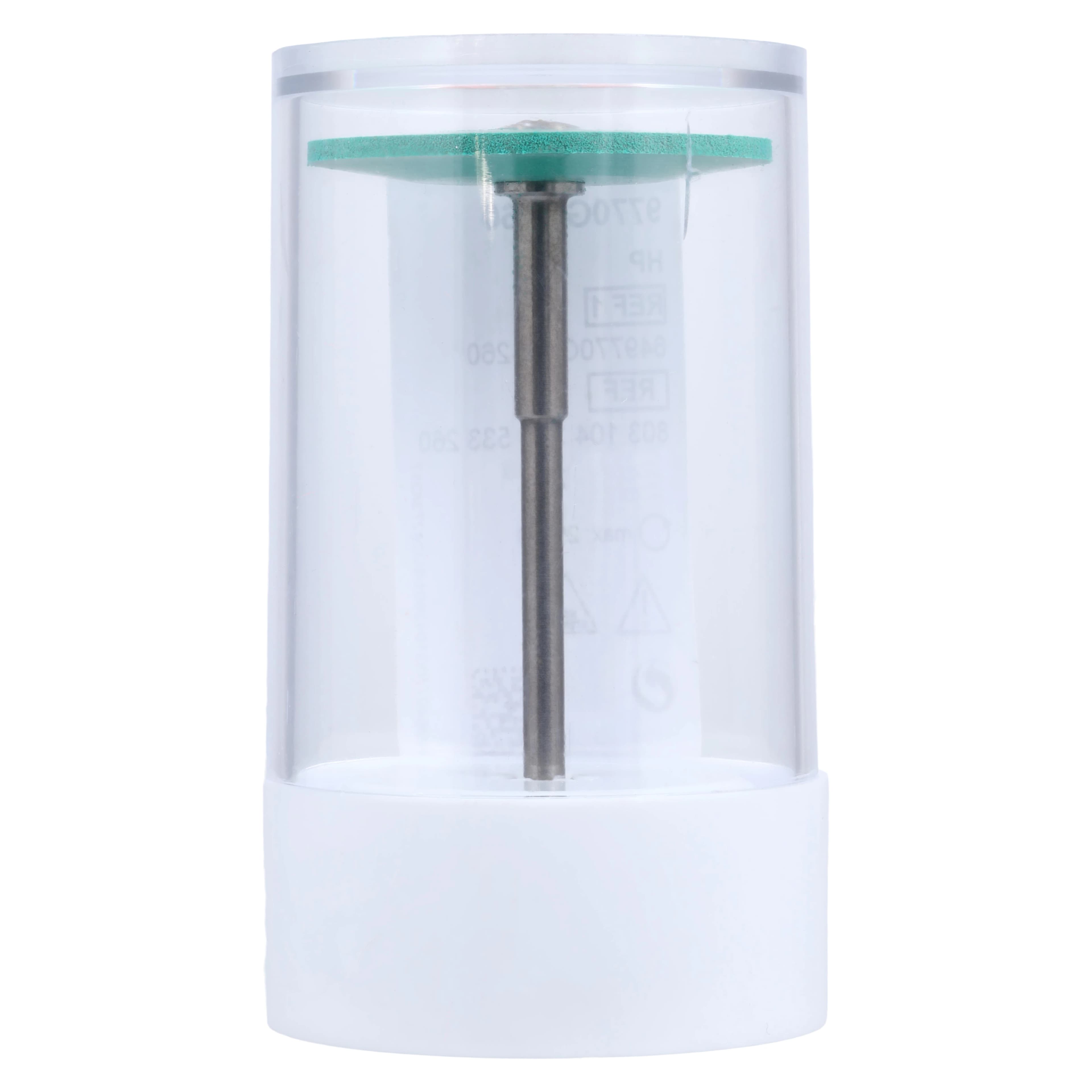 Meisinger Porcelain Polisher Disc, Handpiece, Knife Edge, Coarse, Green/Orange, 26 mm, 1/Pk, 9770G-260-HP-GR/O thumbnail 4