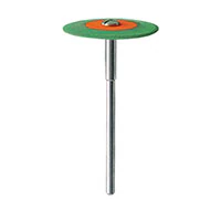 Meisinger Porcelain Polisher Disc, Handpiece, Knife Edge, Coarse, Green/Orange, 26 mm, 1/Pk, 9770G-260-HP-GR/O - Porcelain Polisher Disc, Handpiece, Knife Edge, 9770, 26 mm, Coarse, Green/Orange, 1/Pk, 9770G-260-HP-GR/O - Image 1