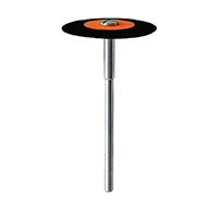 Meisinger 9770H-260 Ceramic Polisher, Knife Edge Wheel, HP Handpiece, Super Coarse, Black/Orange, 26.0mm, 1 Each - 9770H-260 HP DIAMOND POLISHER GREEN/ORANGE - Image 1