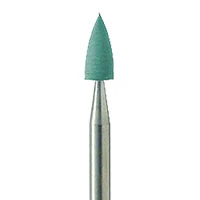 Meisinger #9981-030 Light Green Polisher Main Polish Flame HP, 3.0mm, Pack of 5 - #9981-030 Light Green Polisher Main Polish Flame HP Pack of 5 - Image 1