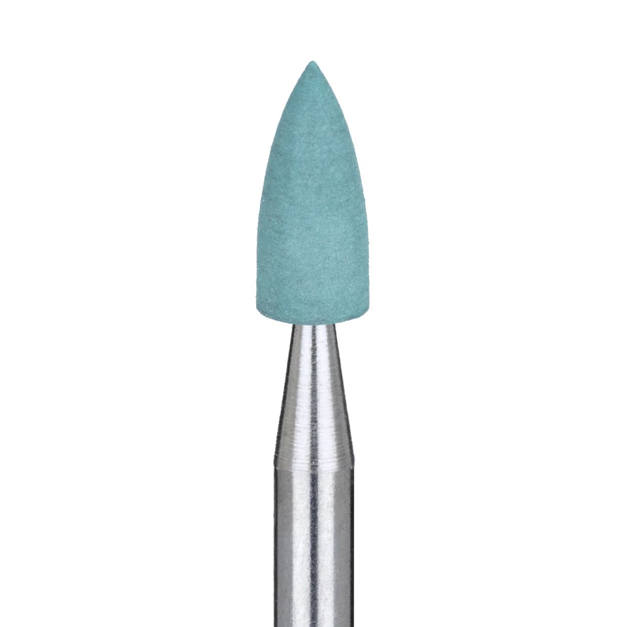 Meisinger #9981-030 Light Green Polisher Main Polish Flame RA, 3.0mm, Pack of 5 - #9981-030 Light Green Polisher Main Polish Flame RA Pack of 5 - Image 1