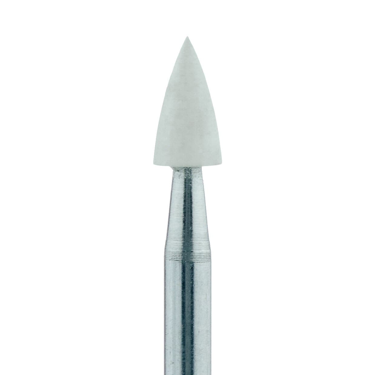 Meisinger 9991C-030 RA X-Fine Diamond Polisher, White, Point, 3.0 mm, Pack of 5 - 9991C-030 RA X-Fine Diamond Polisher White (5) - Image 1
