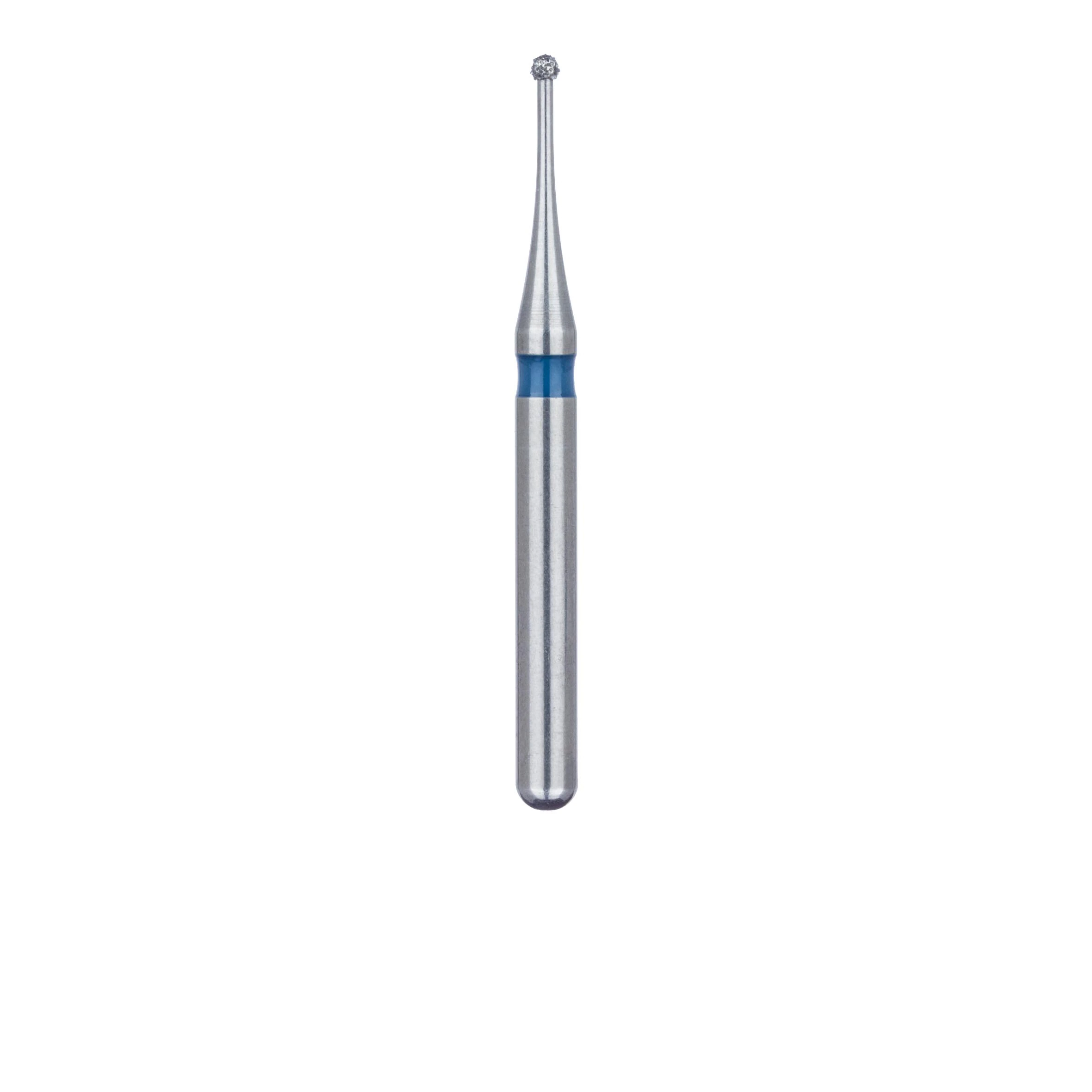 Meisinger FG Microdia Diamond Bur, Round, Medium Grit, 0.7 mm, Friction Grip, 5/Pack, M801-007 thumbnail 2