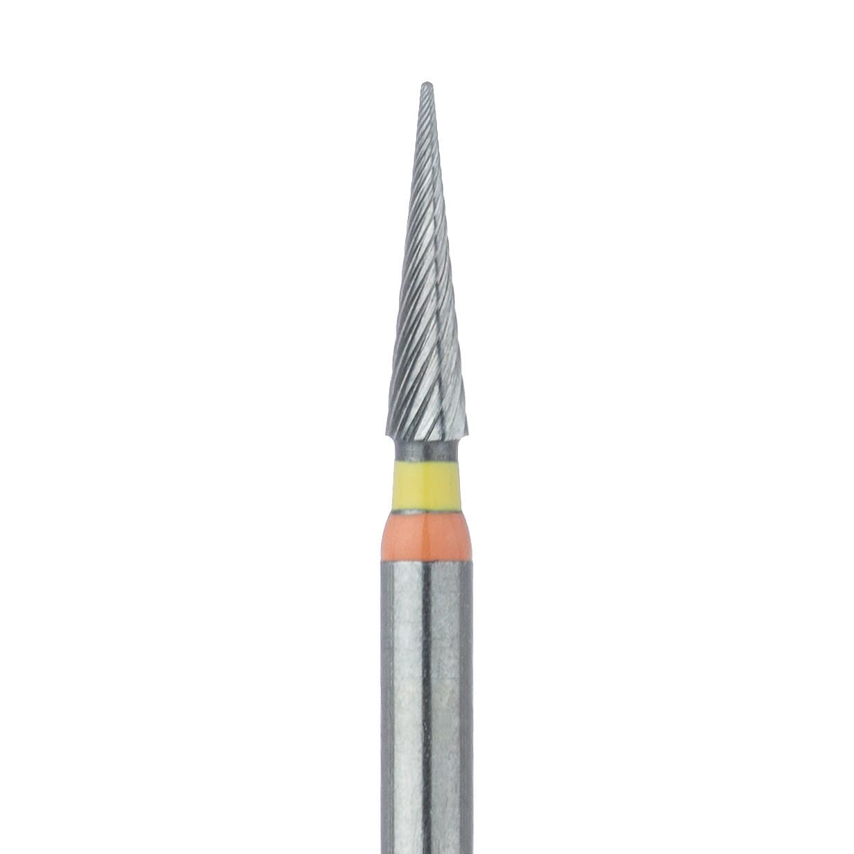 Meisinger Tungsten Carbide T&F Finishing Bur with Twist, ET6, Extra-Fine 20 Flute, 1.4 mm Diameter, Friction Grip, 5/Pkg, D0134F-014-FG - Tungsten Carbide Finishing Burs with Twist – FG, 5/Pkg - Bur #D134F-014-FG, ET6, 20 Flute, 1.4 mm Diameter - Image 1