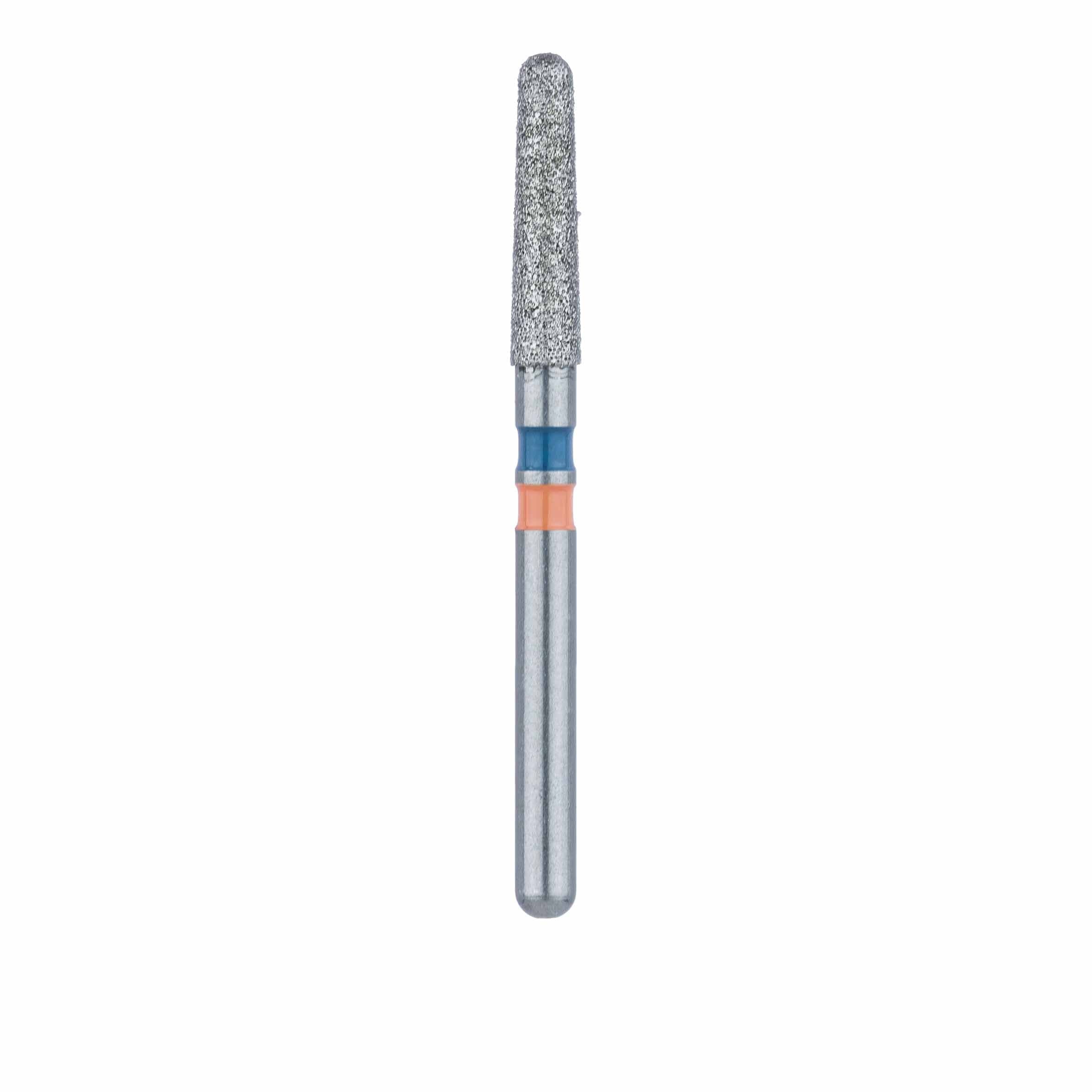 Meisinger Zirconia Diamond Bur, FG, Tapered Round End Cylinder, #850-018M, 1.8 mm, Medium Grit, Blue, 5/Pk, Z850-018-FG thumbnail 2