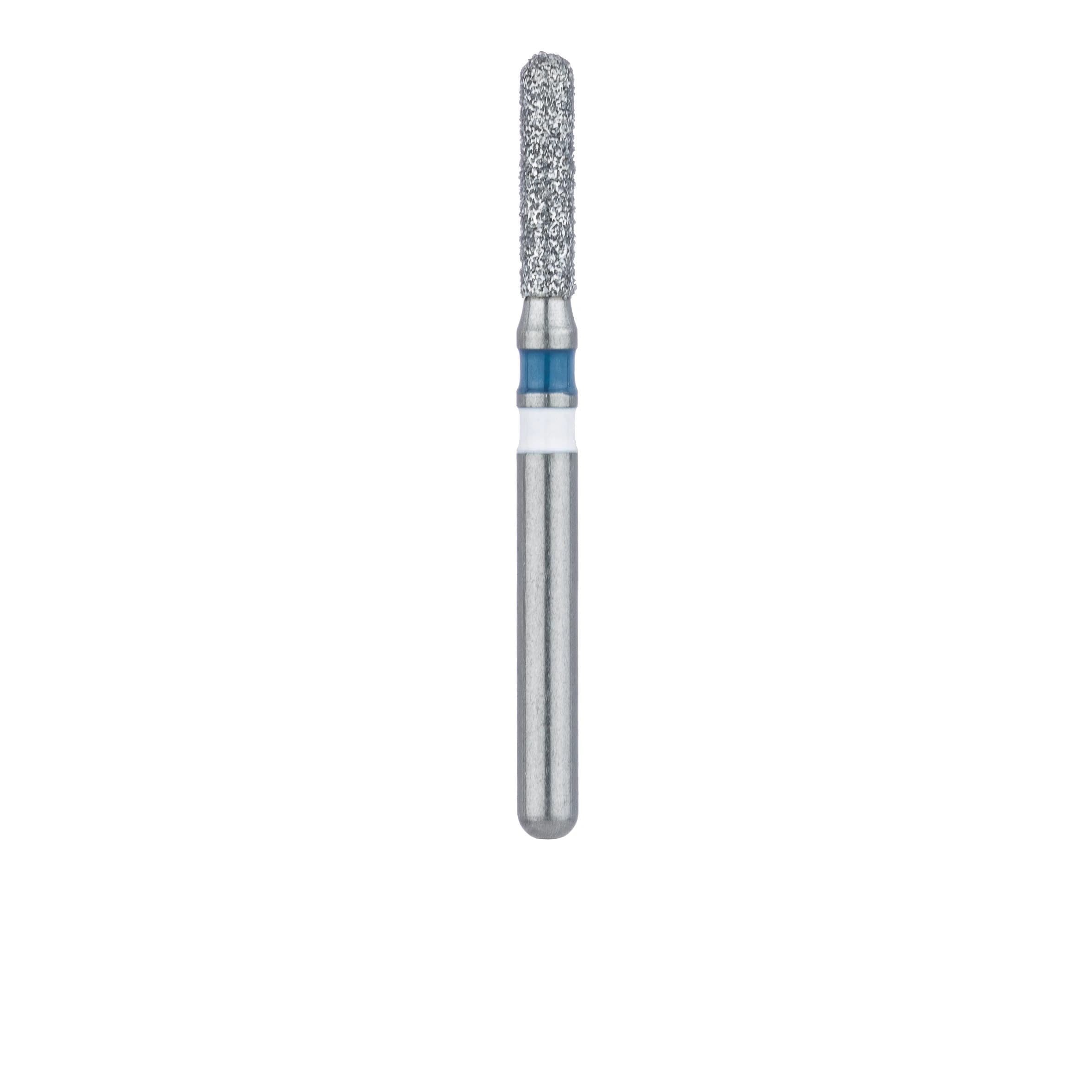 Meisinger Zirconia Diamond Bur, FG, Round End Cylinder, #838-014M, 1.4 mm, Medium Grit, Blue, 5/Pk, Z838L-014-FG thumbnail 2