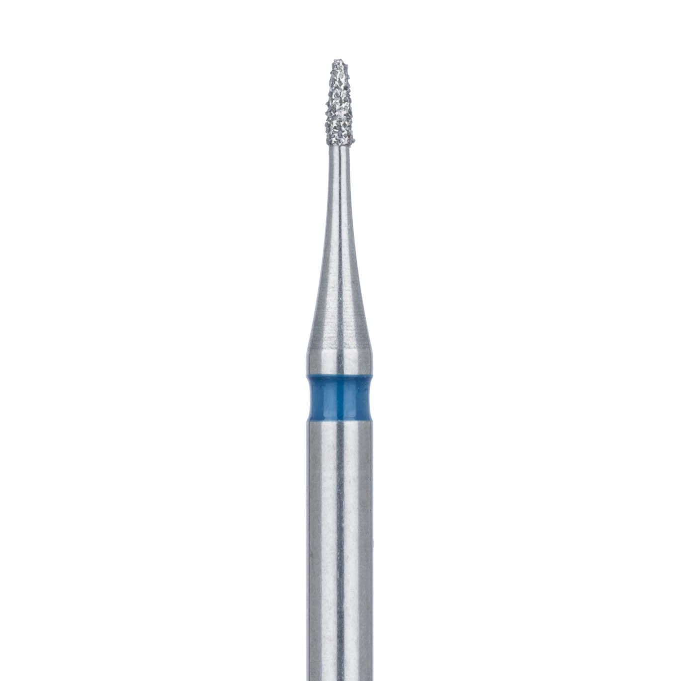 Meisinger FG Microdia Diamond Bur, M889-007, Medium Grit, Flame Shape, 0.7 mm Diameter, Friction Grip, 5/Pack - Meisinger FG Microdia Diamonds - M889-007 - Image 1