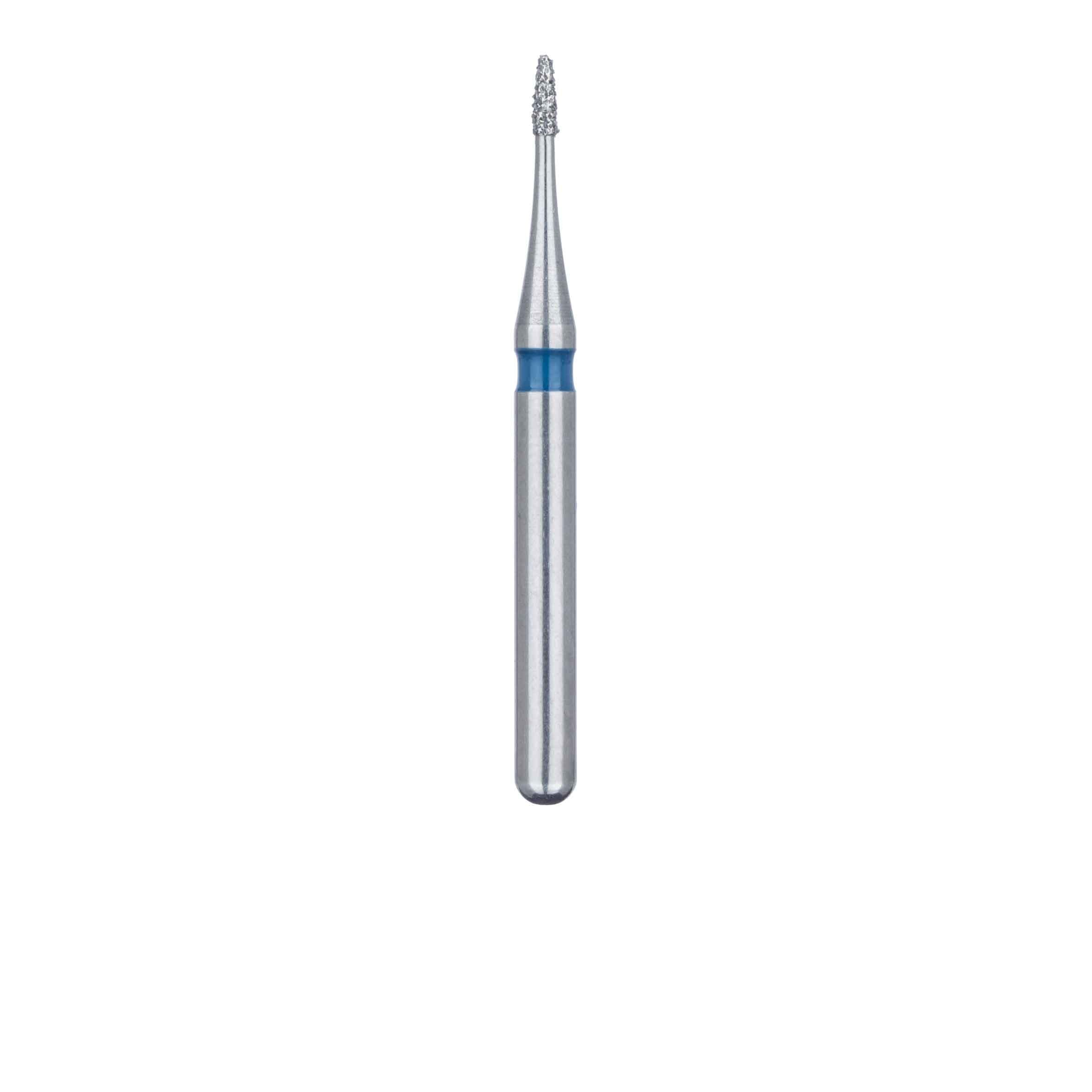 Meisinger FG Microdia Diamond Bur, M889-007, Medium Grit, Flame Shape, 0.7 mm Diameter, Friction Grip, 5/Pack thumbnail 2