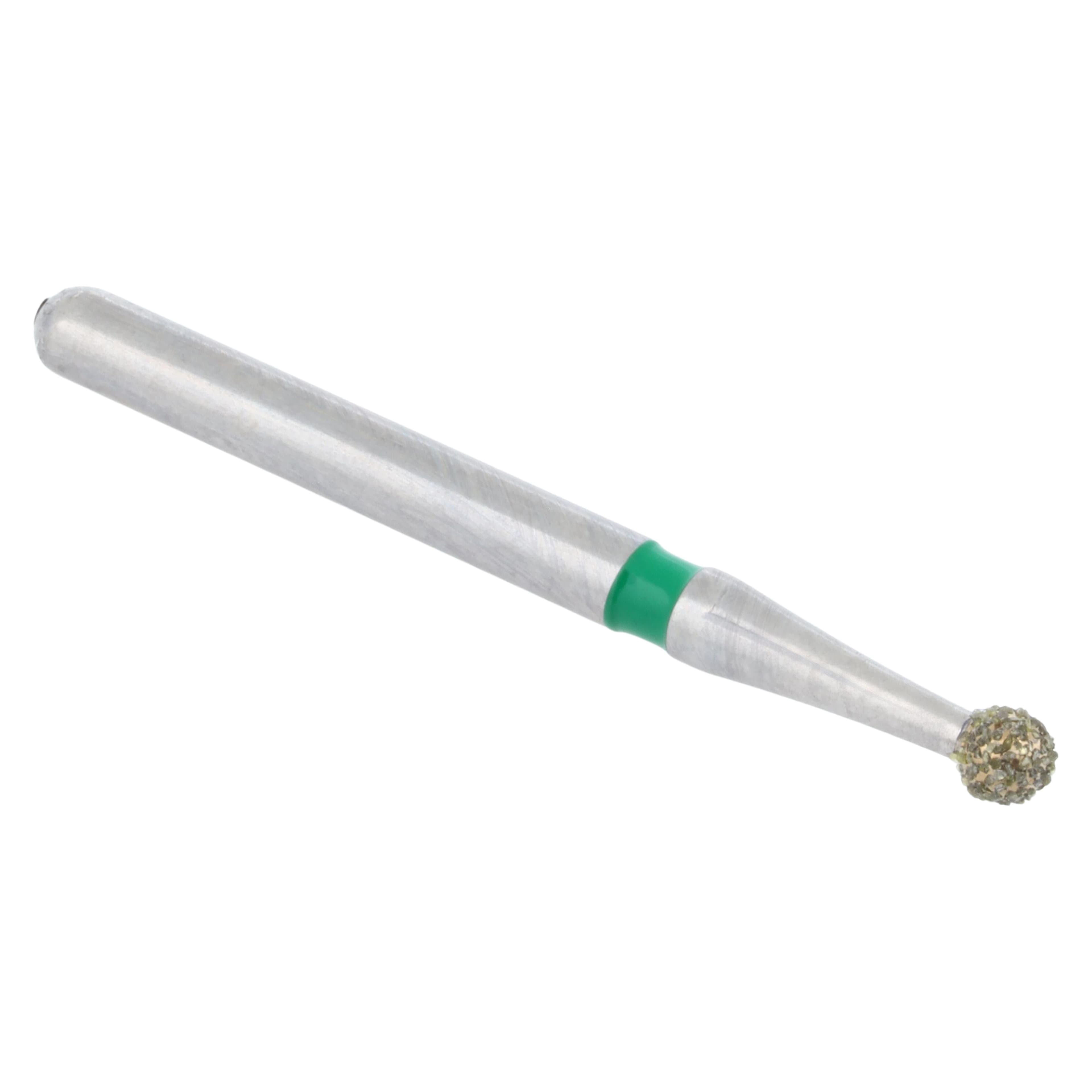 Meisinger Singles Disposable Diamond Bur, FG, Round, #0116C, 1.6 mm, Coarse, Green, 25/Pk thumbnail 3