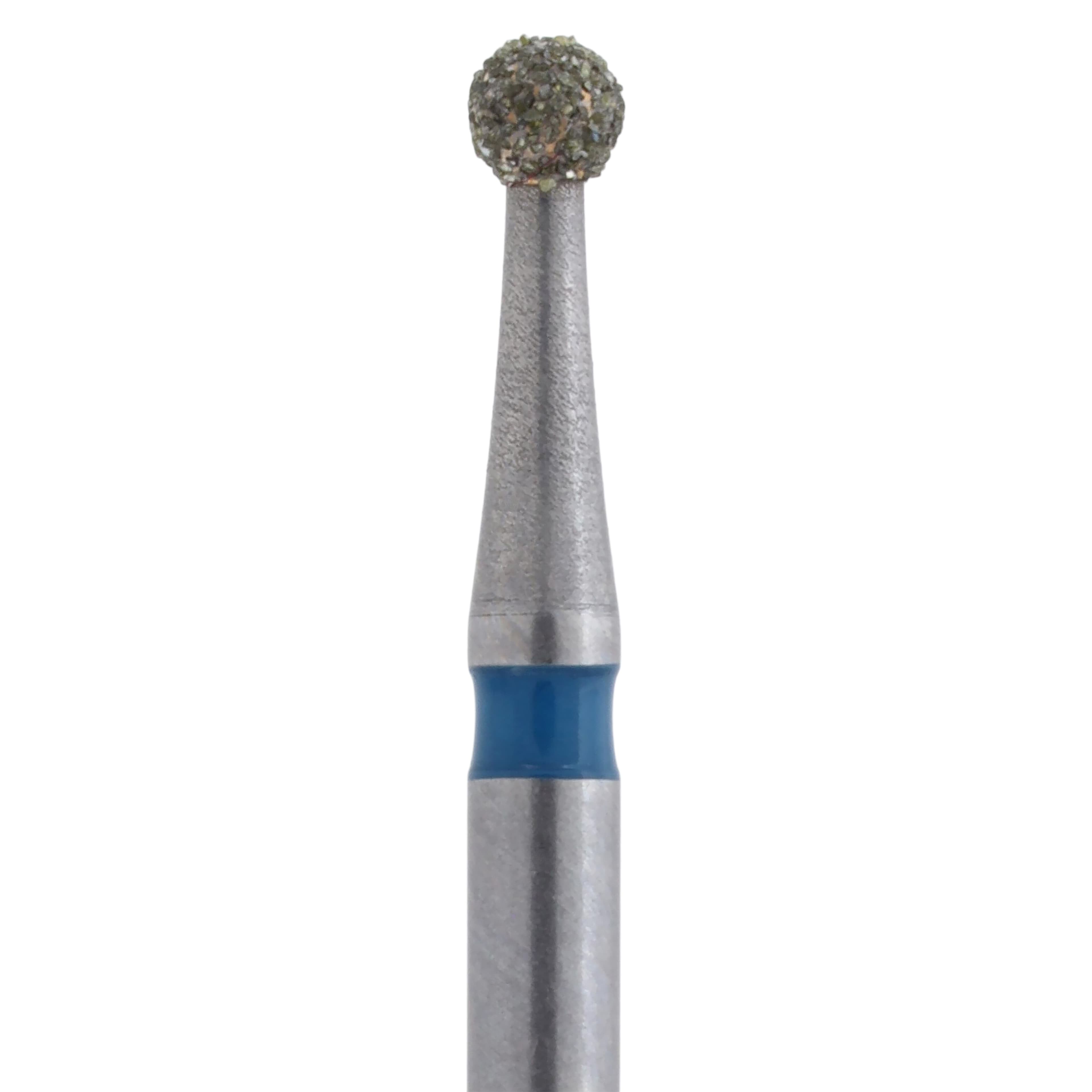 Meisinger Single-Use Sterile Diamond Burs, FG, Round, #0116M, 1.6 mm, Medium Grit, Blue, 25/Pk thumbnail 2