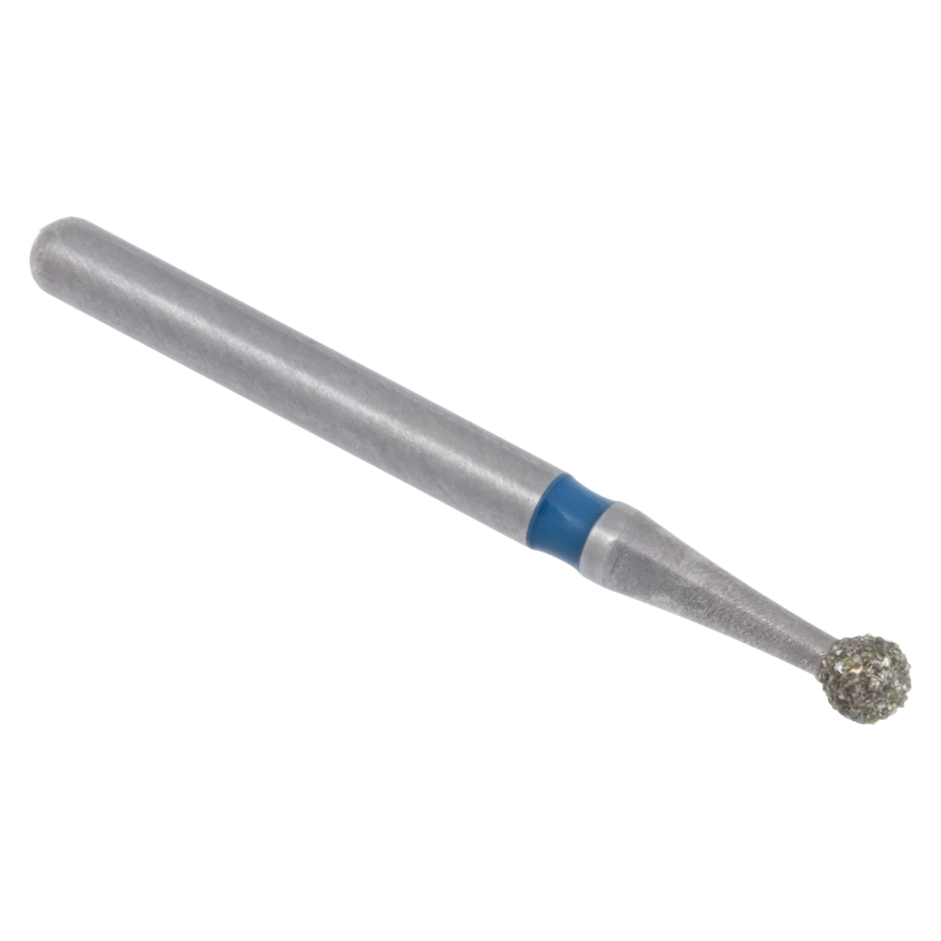 Meisinger Single-Use Sterile Diamond Burs, FG, Round, #0116M, 1.6 mm, Medium Grit, Blue, 25/Pk thumbnail 3