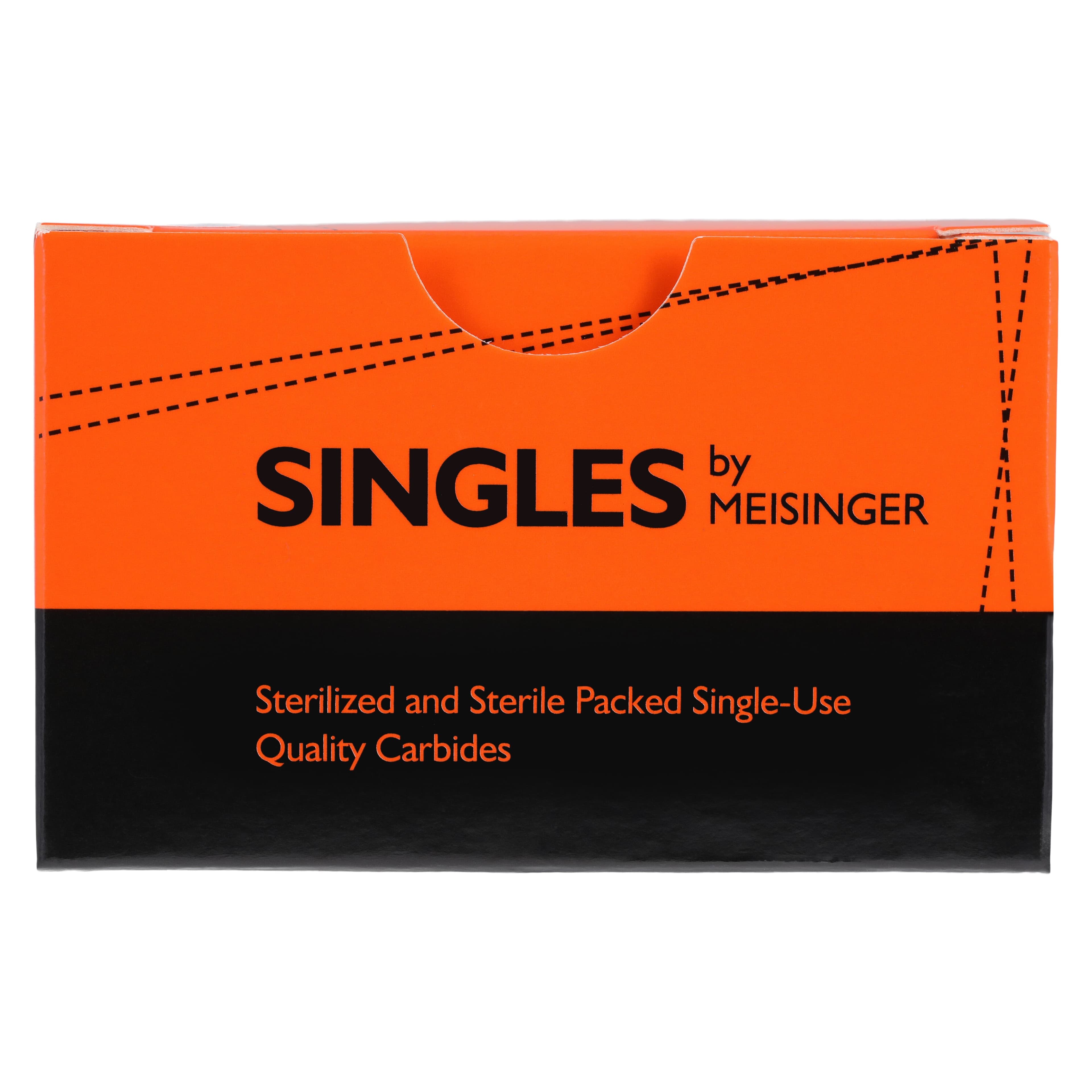 Meisinger SINGLES Diamond Bur, Friction Grip, Short Shank, Coarse Cylinder, 0710CS, 4.0 mm, 25/Package thumbnail 7