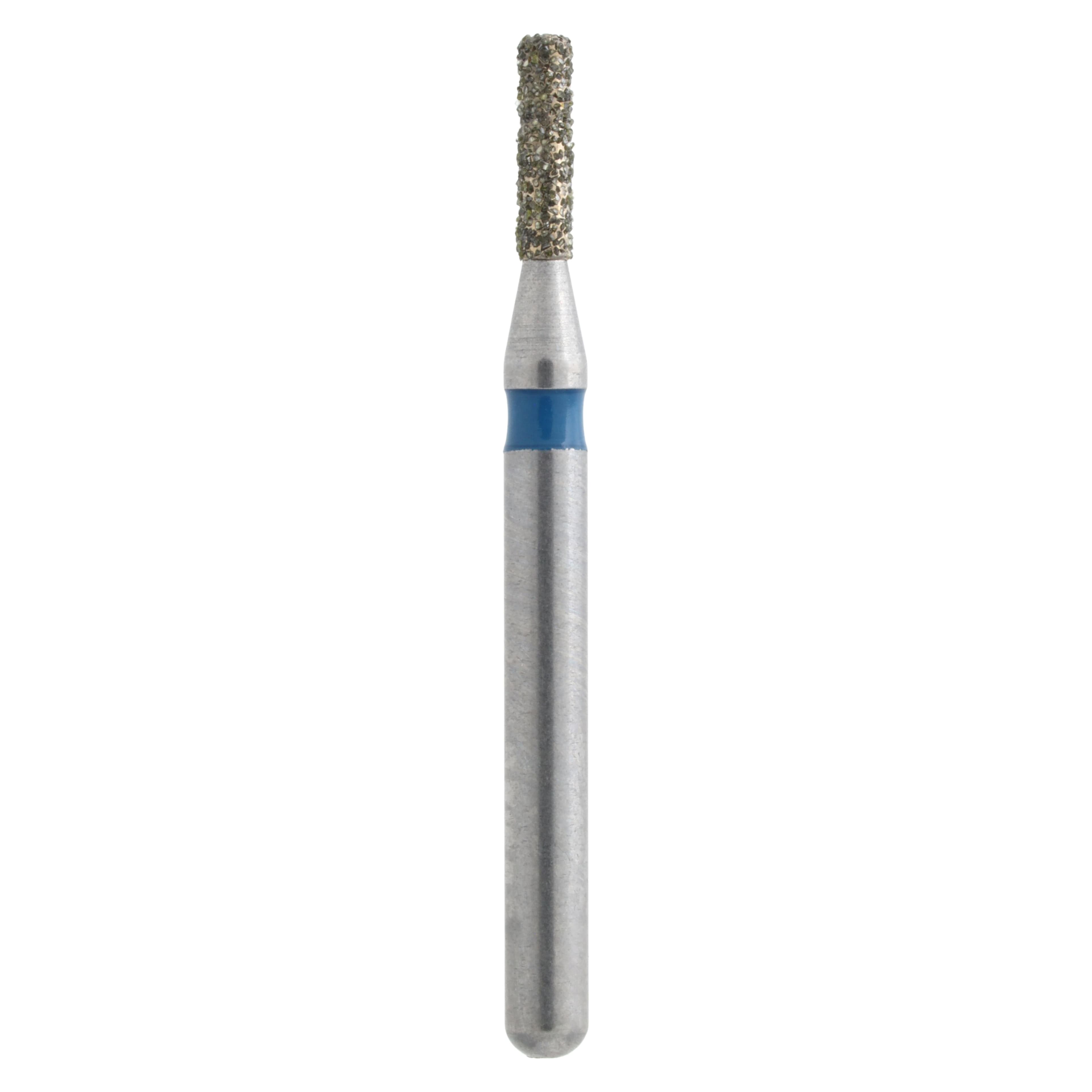Meisinger Single-Use Sterile Diamond Burs, FG, Cylinder Flat End, #0710M, 1.0 mm, Medium, Blue, 25/Pk - Meisinger Single-Use Sterile Diamond Burs, FG, Cylinder Flat End, # 0710M, 1.0 mm, Medium, Blue, 25/Pk - Image 1