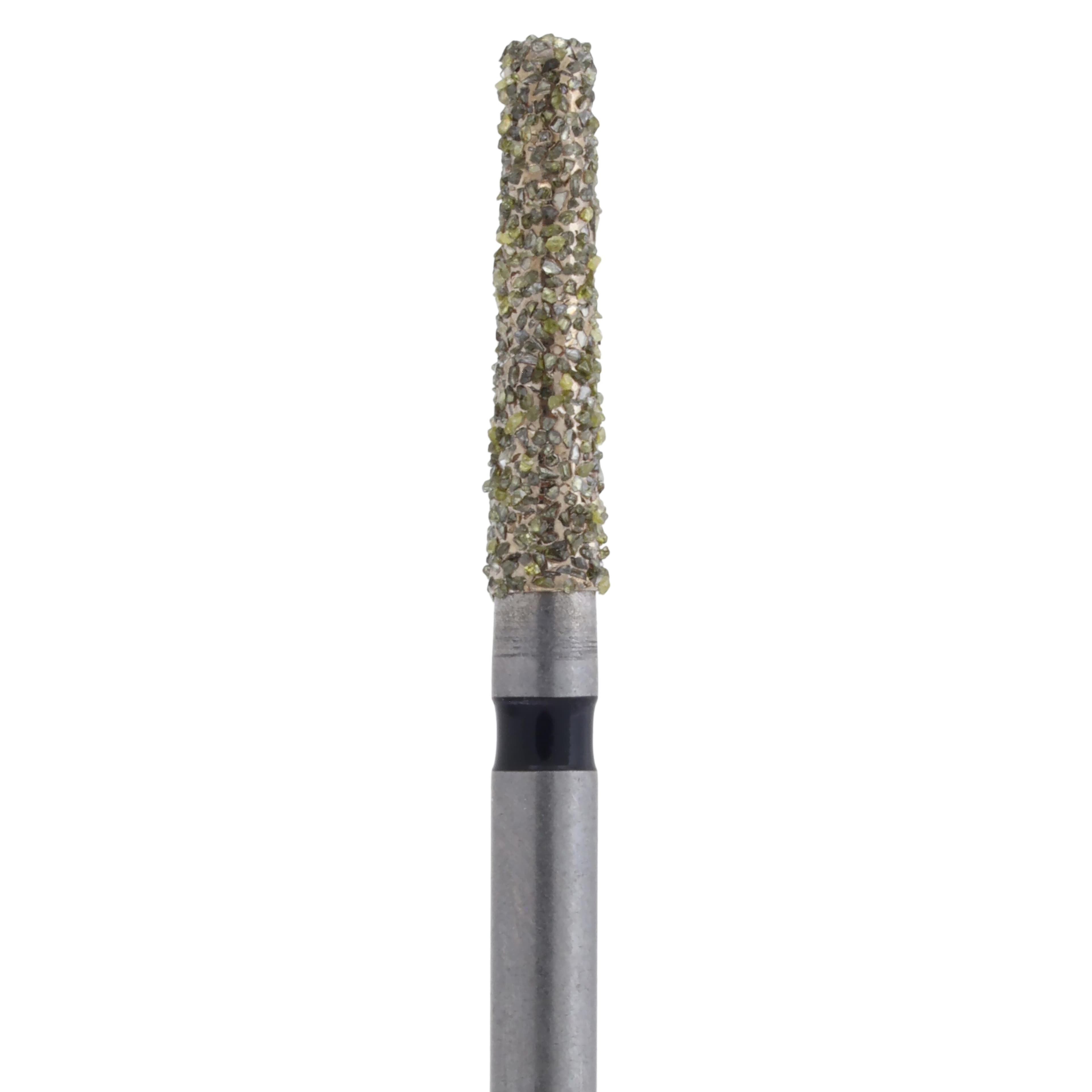 Meisinger Single-Use Sterile Diamond Bur, FG, Tapered Round Edge, #0818.8C, 1.8 mm, Extra Coarse, Black, 25/Pk thumbnail 2