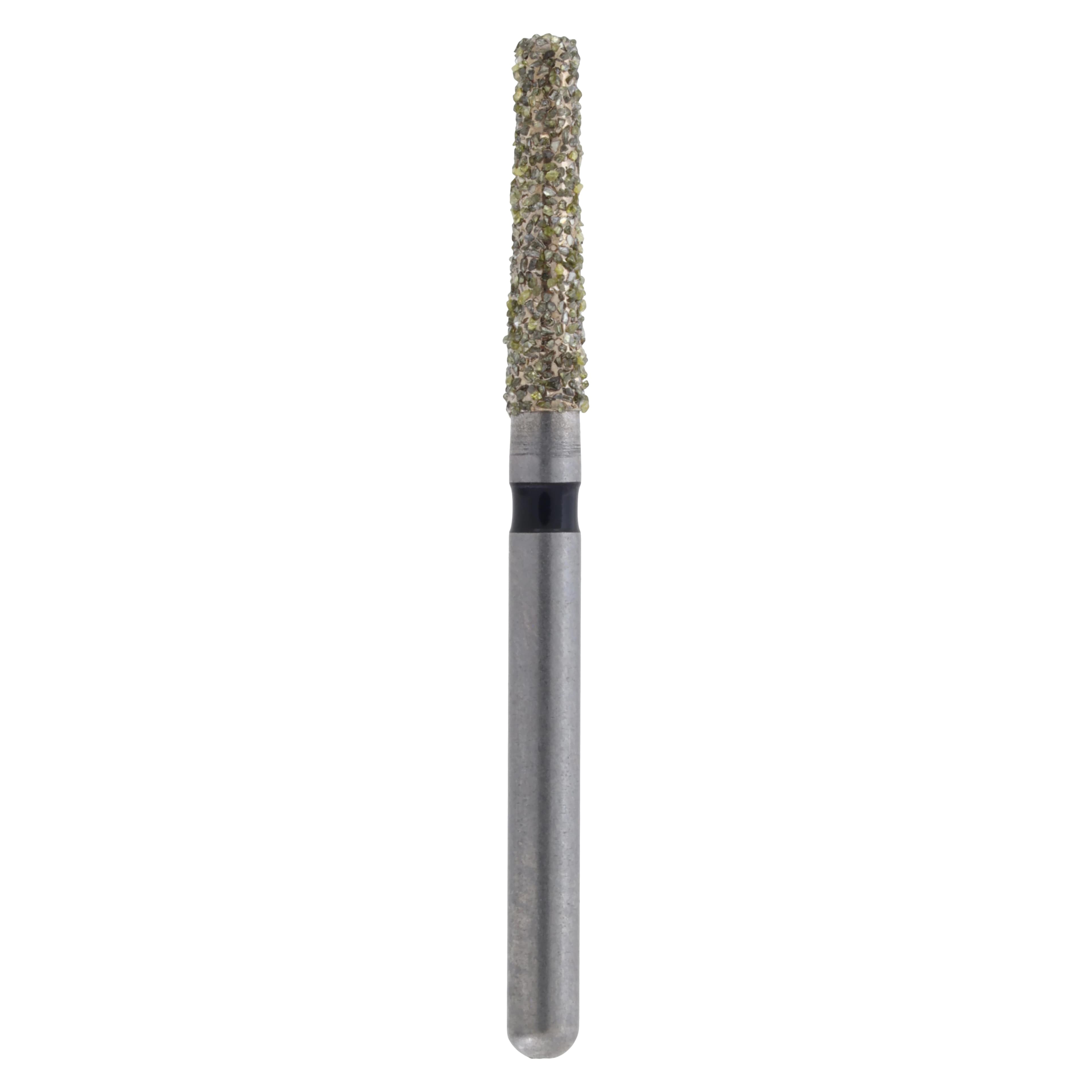 Meisinger Single-Use Sterile Diamond Bur, FG, Tapered Round Edge, #0818.8C, 1.8 mm, Extra Coarse, Black, 25/Pk - Meisinger Single-Use Sterile Diamond Burs, FG, Tapered Round Edge, # 0818.8C, 1.8 mm, Extra Coarse, Black, 25/Pk - Image 1