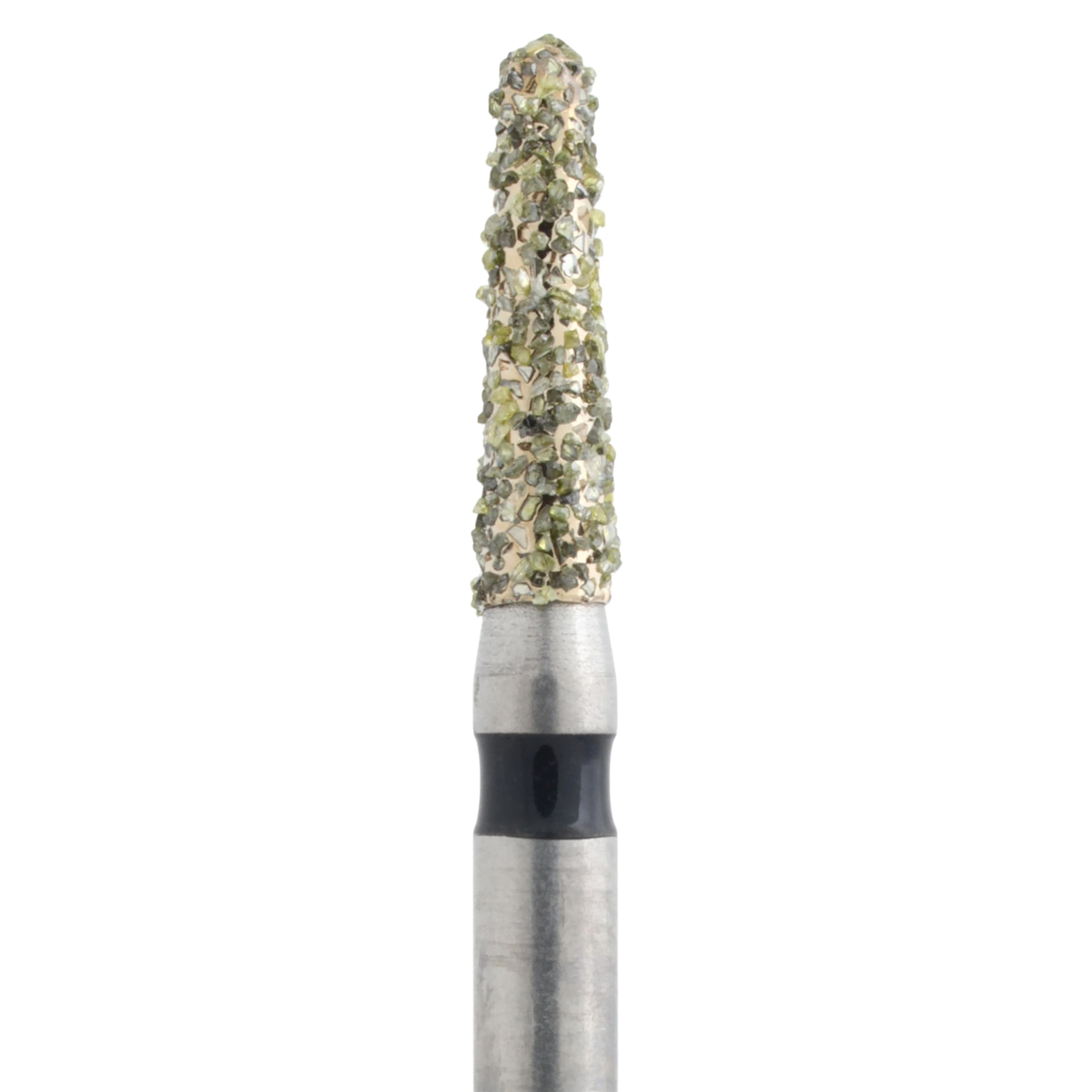 Meisinger SINGLES Diamond Bur, Friction Grip Short Shank, Coarse, Round End Taper, 1116.6CS, 25/Package thumbnail 2