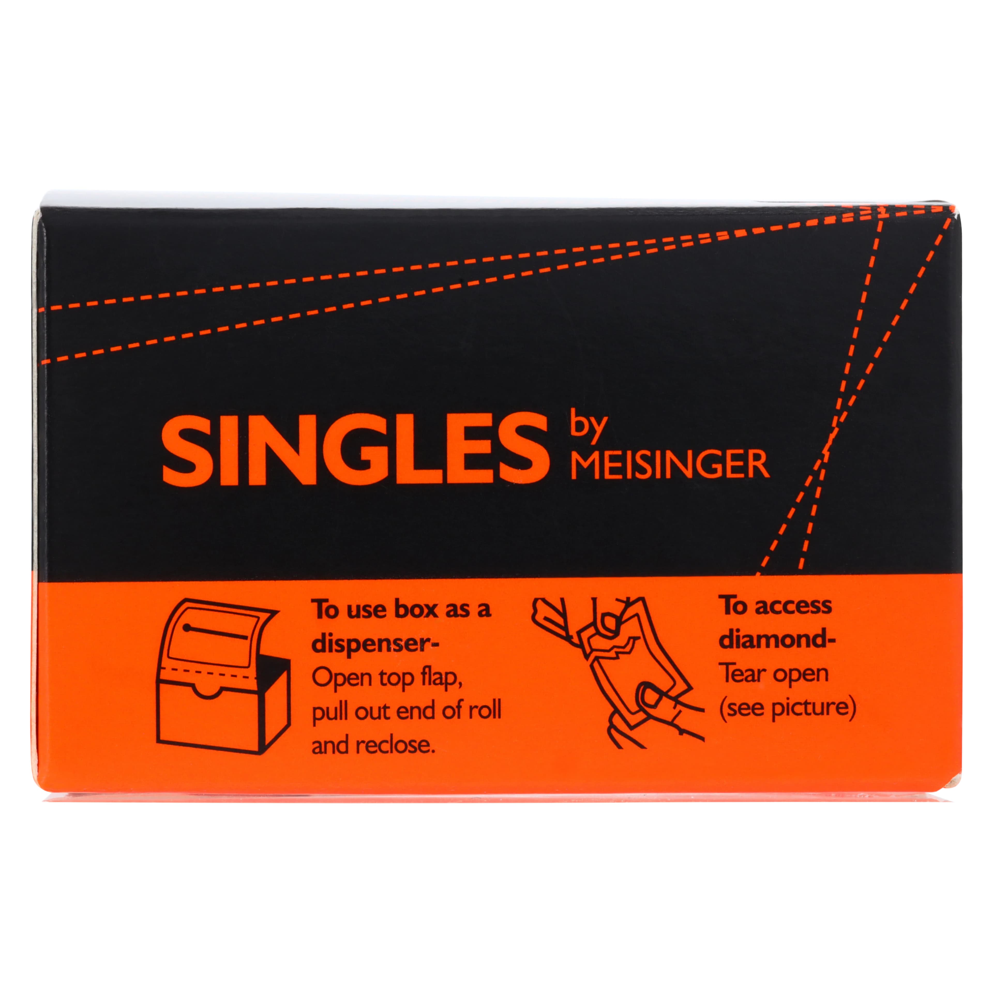 Meisinger SINGLES Diamond Bur, Friction Grip Short Shank, Coarse, Round End Taper, 1116.6CS, 25/Package thumbnail 8