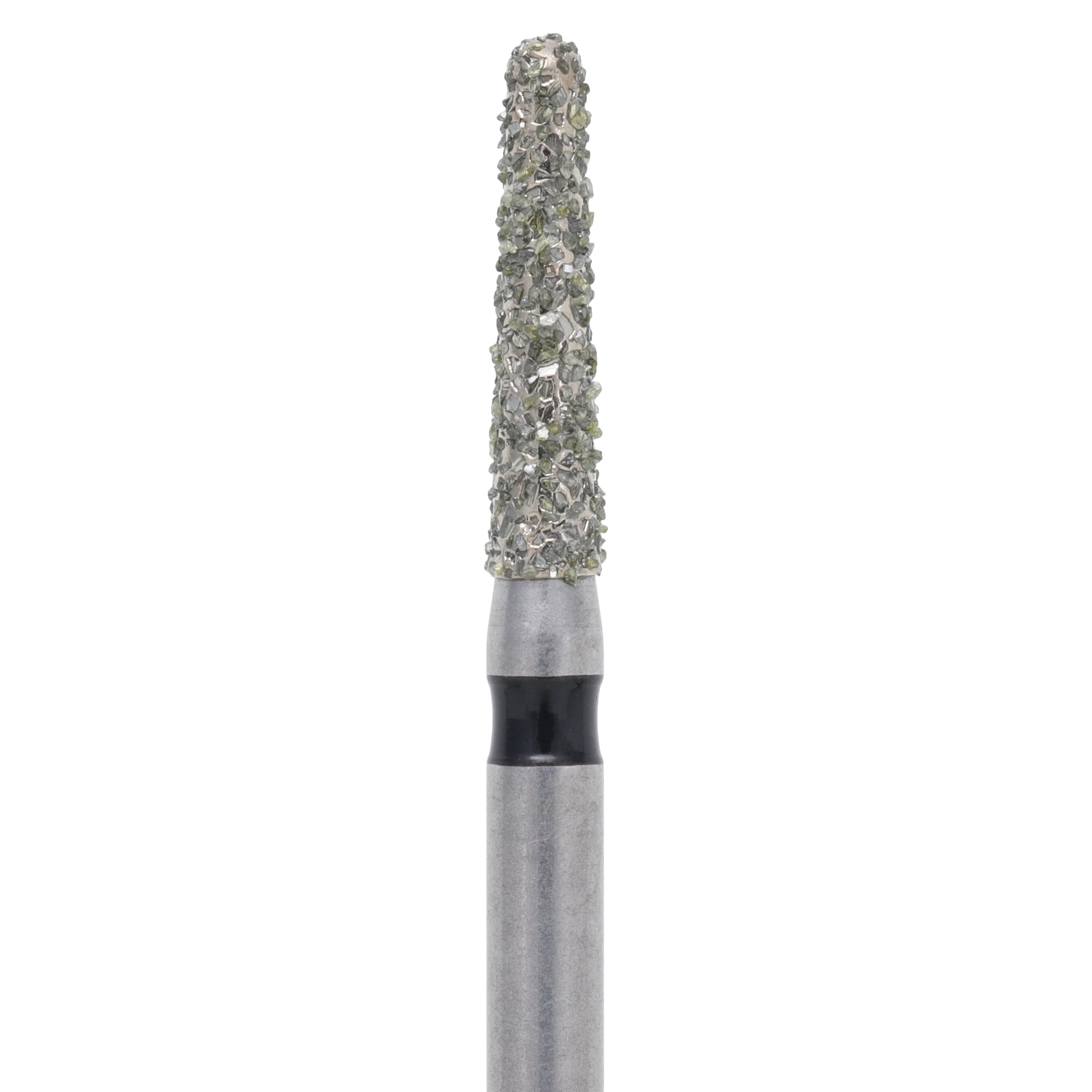 Meisinger Single-Use Sterile Diamond Burs, FG, Tapered Round End, #1116.7C, 1.6 mm, Coarse, Green, 25/Pk thumbnail 2