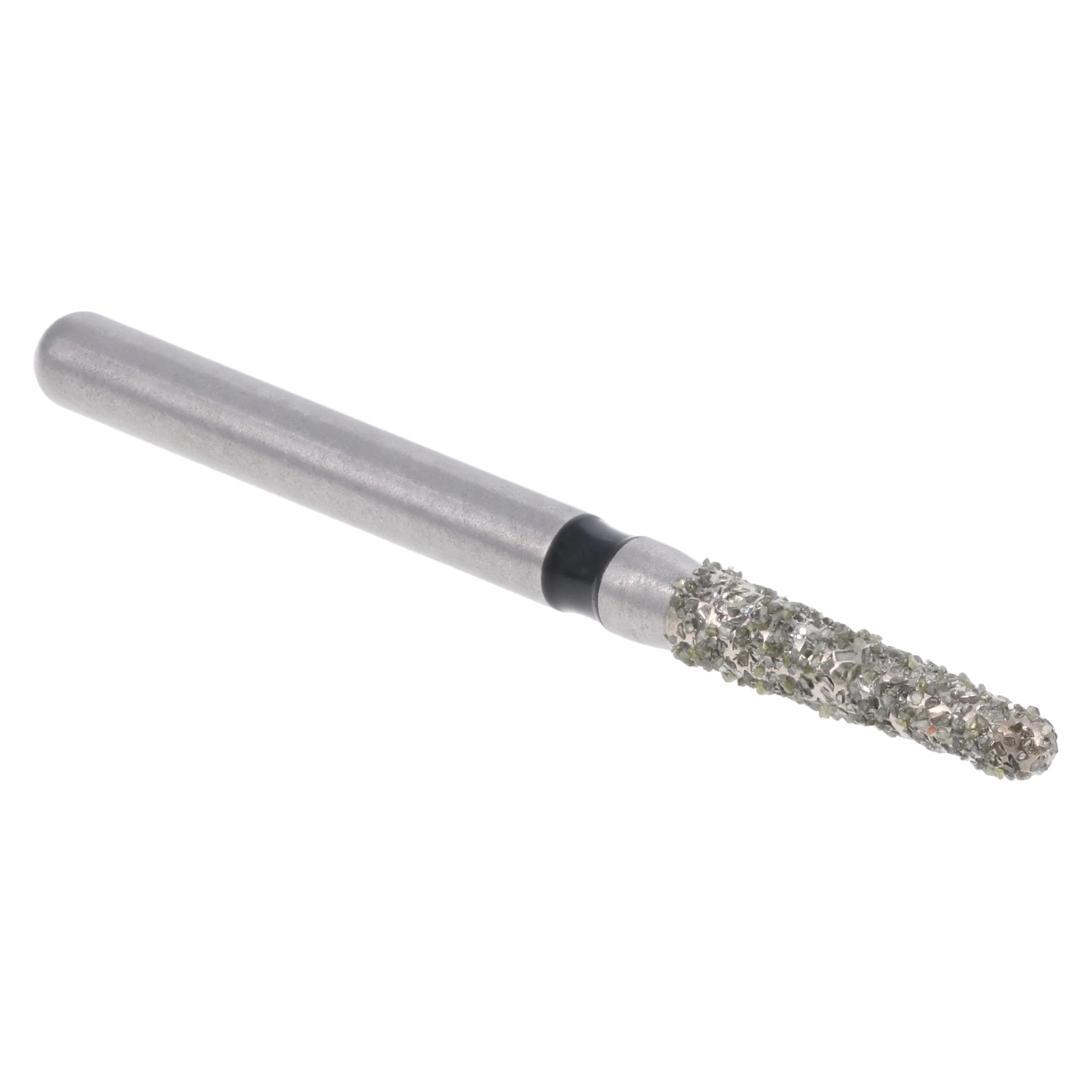 Meisinger Single-Use Sterile Diamond Burs, FG, Tapered Round End, #1116.7C, 1.6 mm, Coarse, Green, 25/Pk thumbnail 3