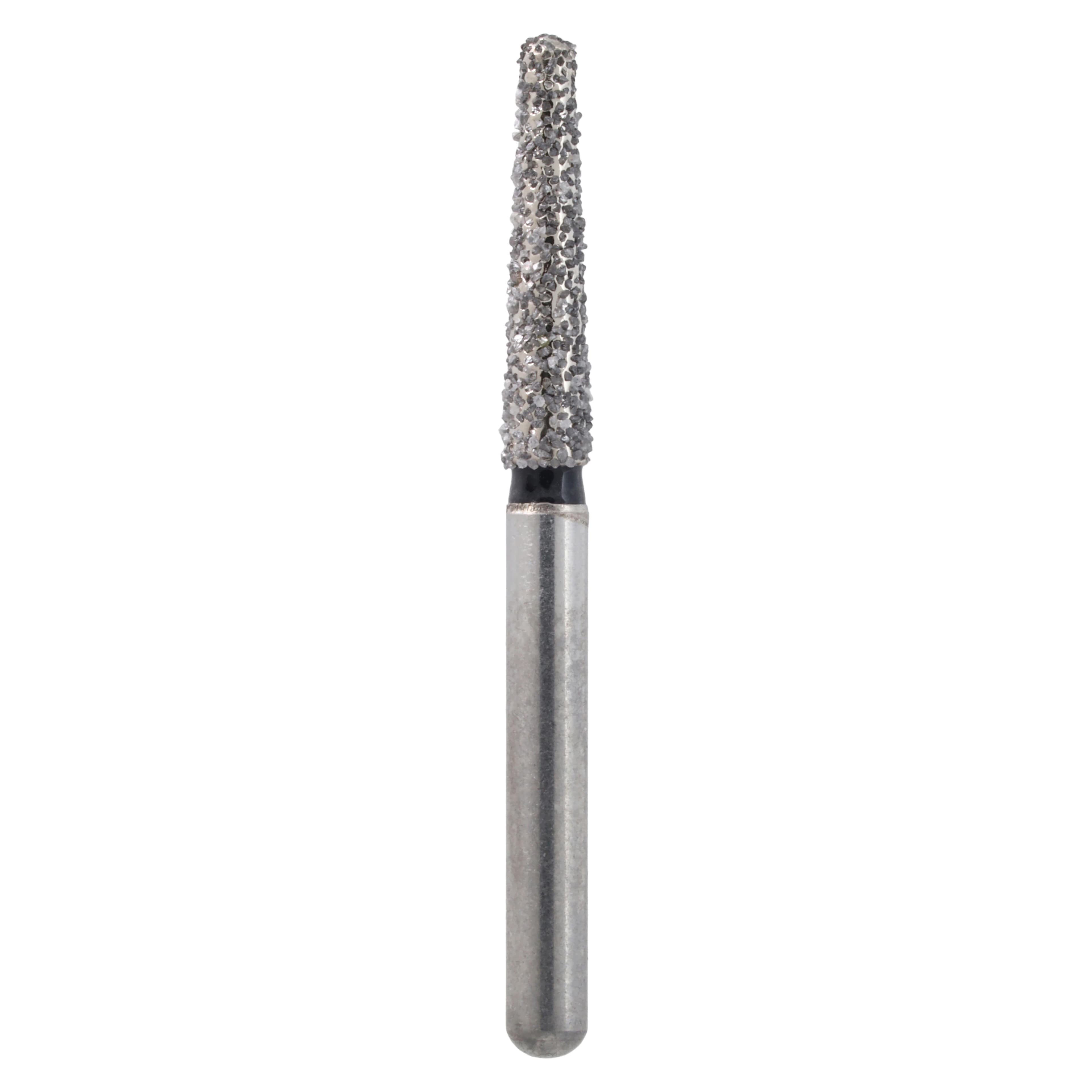Meisinger Singles Disposable Diamond Bur, Friction Grip, Round End Taper, #1116.8C, 1.6 mm, Coarse, 25/Pk - Single-Use Sterile Diamond Bur, Friction Grip, Tapered Round End, 1116.8C, 1.6 mm, Coarse, Green, 25/Pk, 1116.8C - Image 1