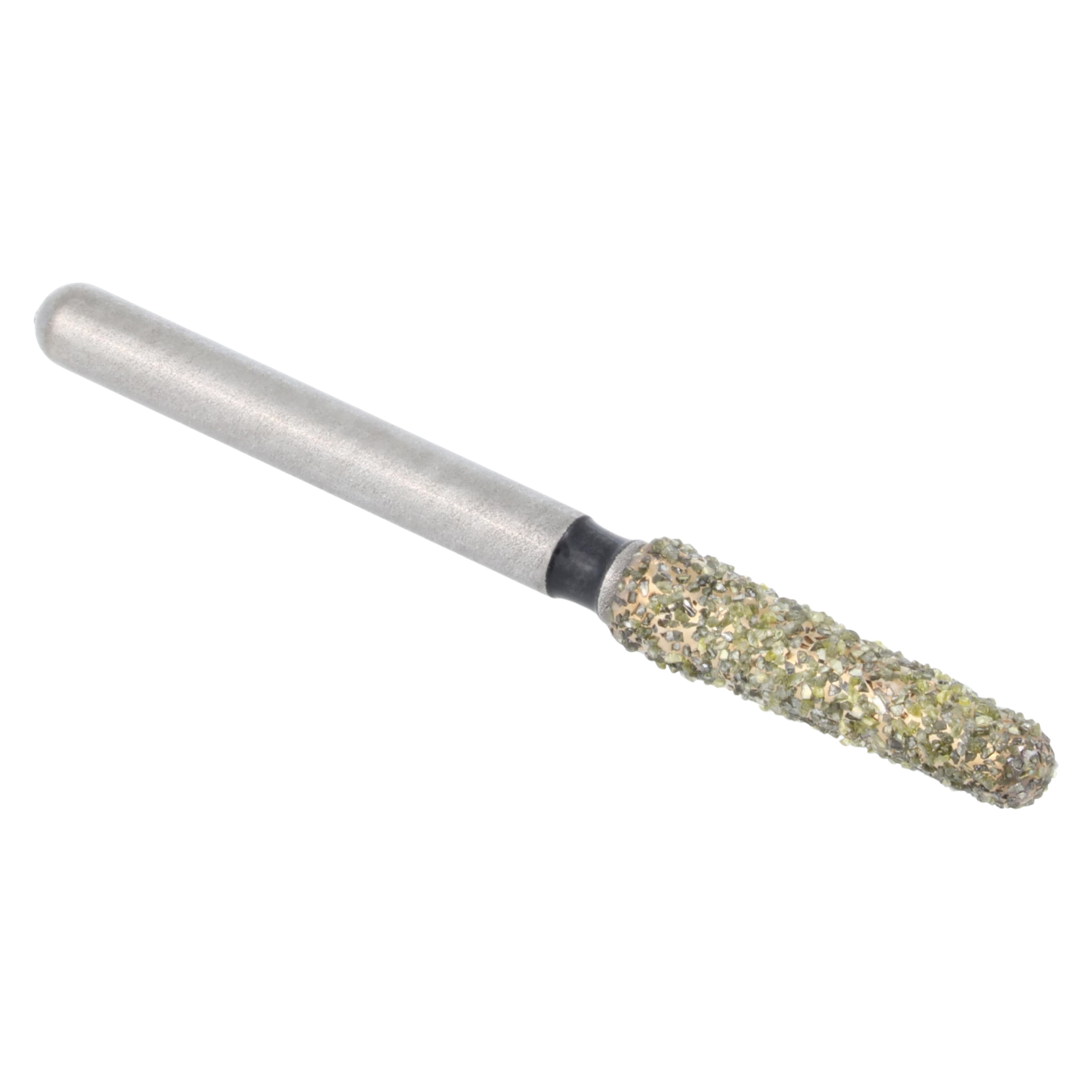 Meisinger Single-Use Sterile Diamond Bur, FG, Tapered Round End, #1121.8C, 2.1 mm, Super Coarse, Black, 25/Pk thumbnail 3