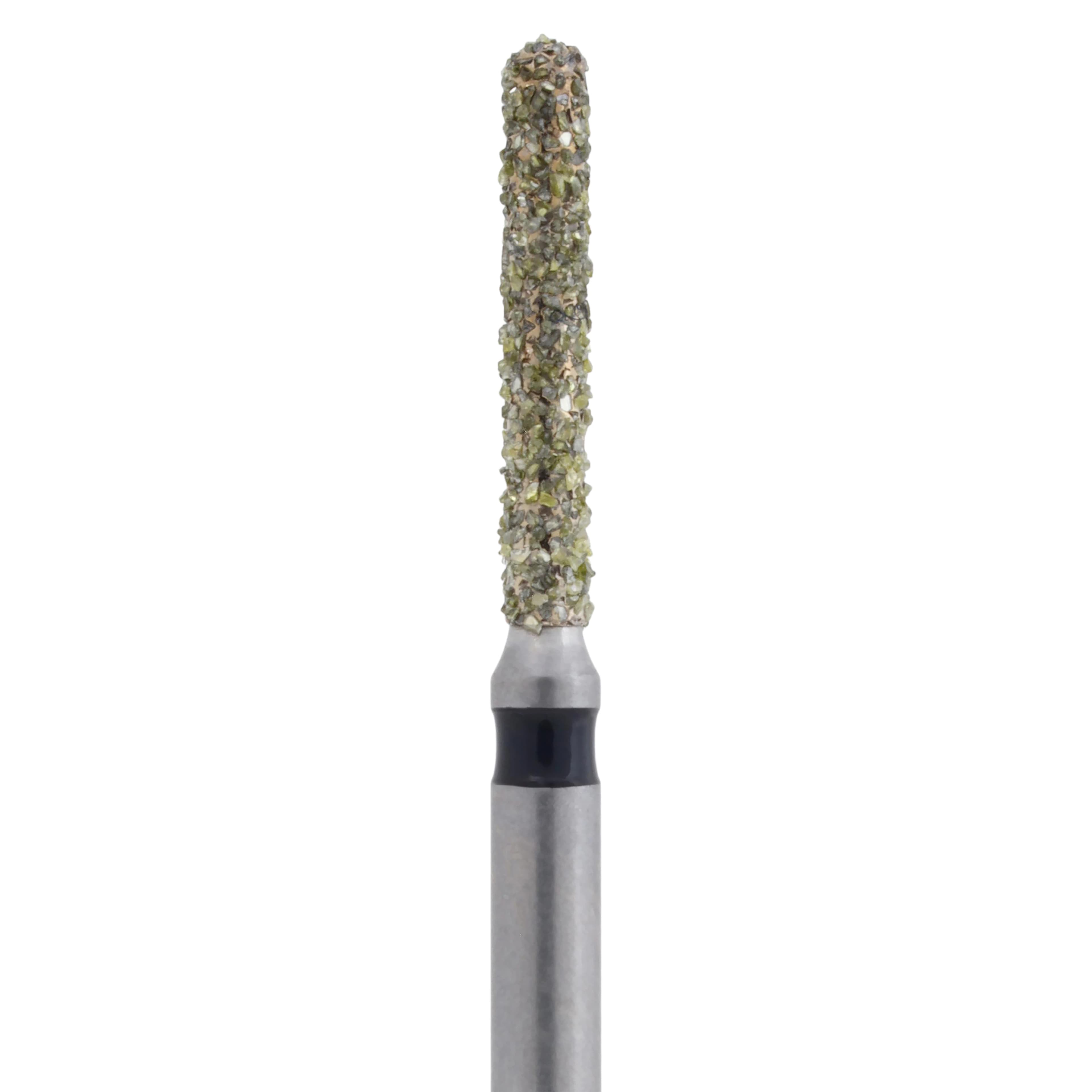 Meisinger Single-Use Sterile Diamond Burs, FG, Cylinder Round End, #1214.8C, 1.4 mm, Super Coarse, Black, 25/Pk thumbnail 2