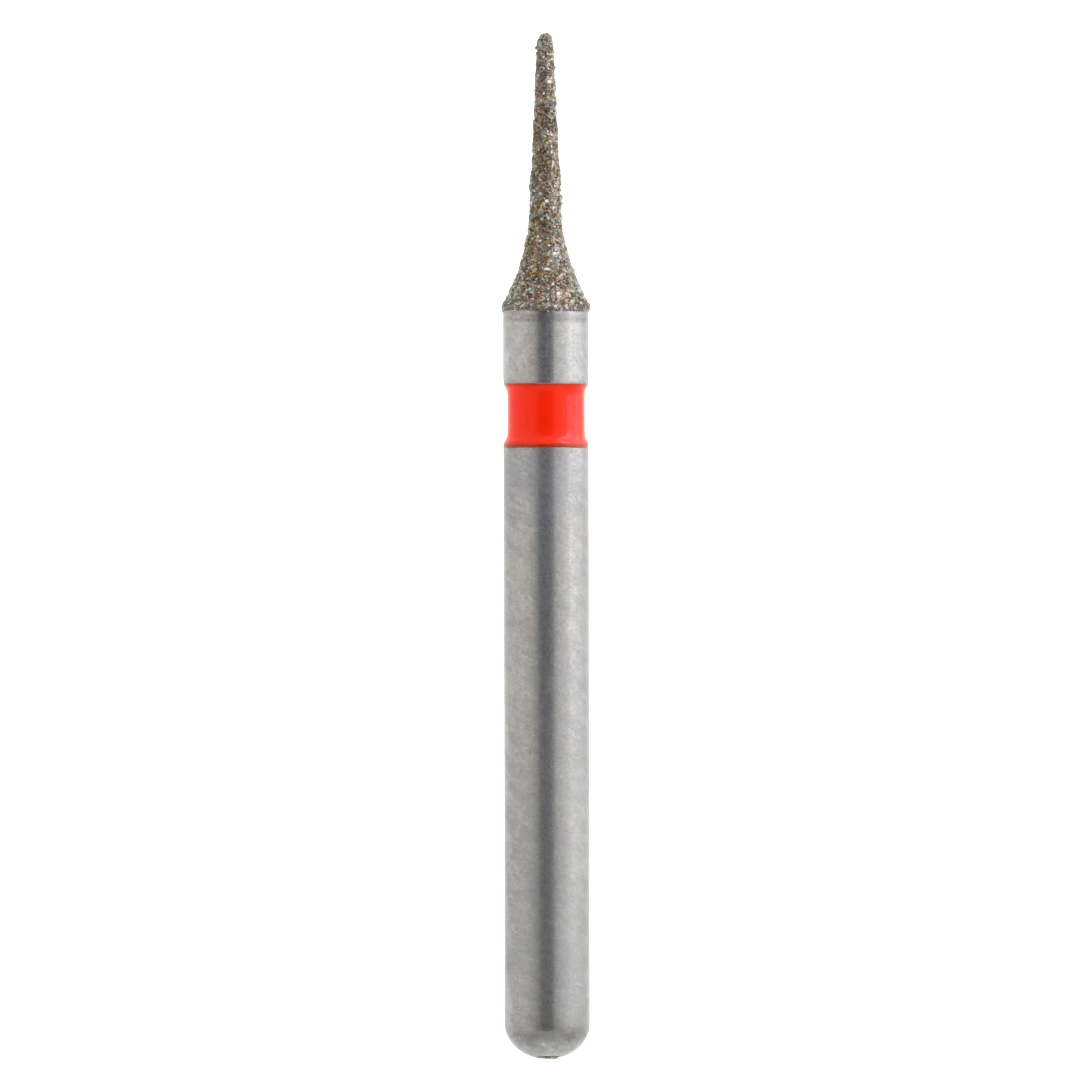 Meisinger Single-Use Sterile Diamond Bur, Friction Grip, Interproximal Mosquito, #1416F, 1.6 mm, Fine (Red), 25/Pk - Single-Use Sterile Diamond Bur, Friction Grip, Interproximal, 1416F, 1.6 mm, Fine, Red, 25/Pk, 1416F - Image 1