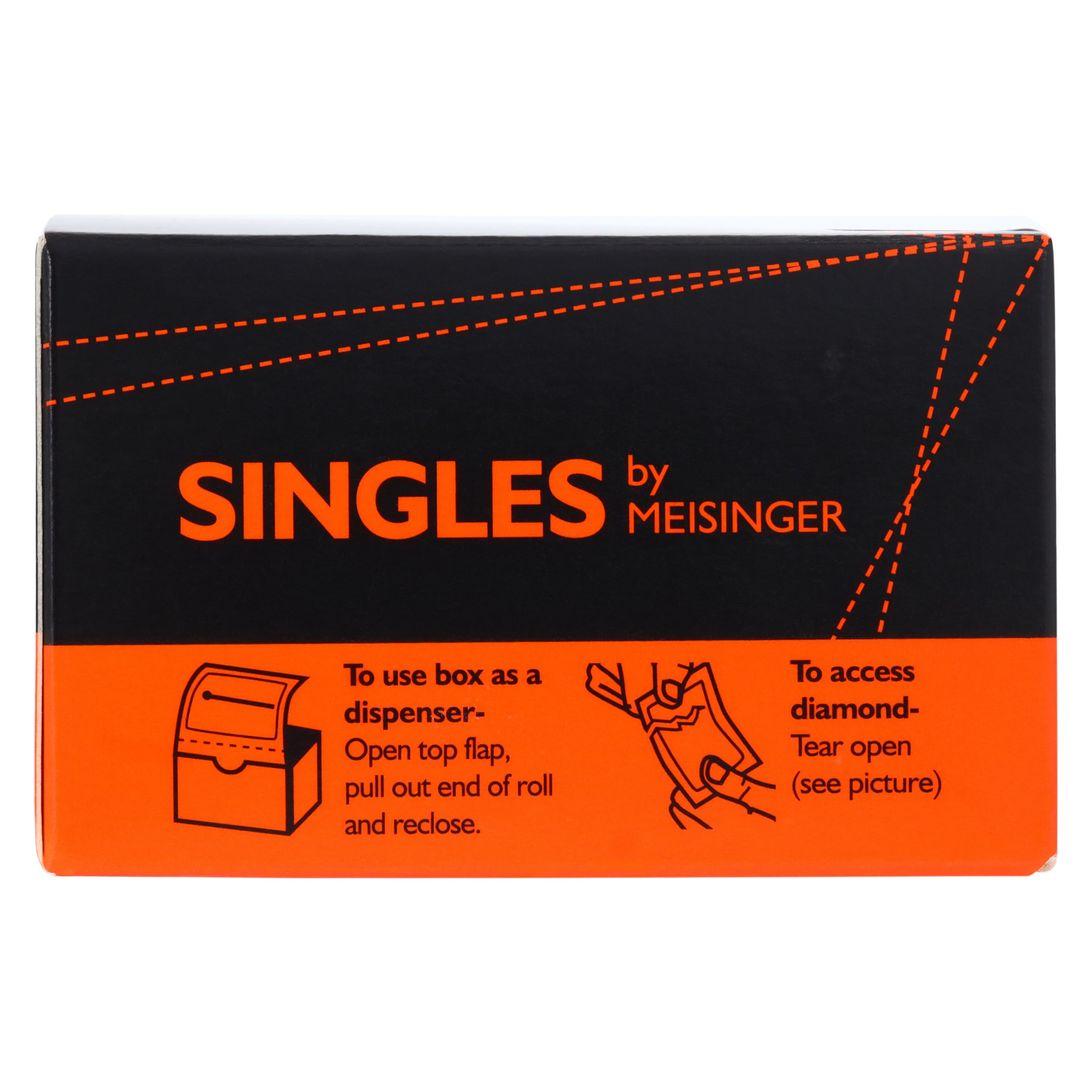Meisinger Single-Use Sterile Diamond Bur, FG, Flame, #1512.10F, 1.2 mm, Fine, Red, 25/Pk thumbnail 8