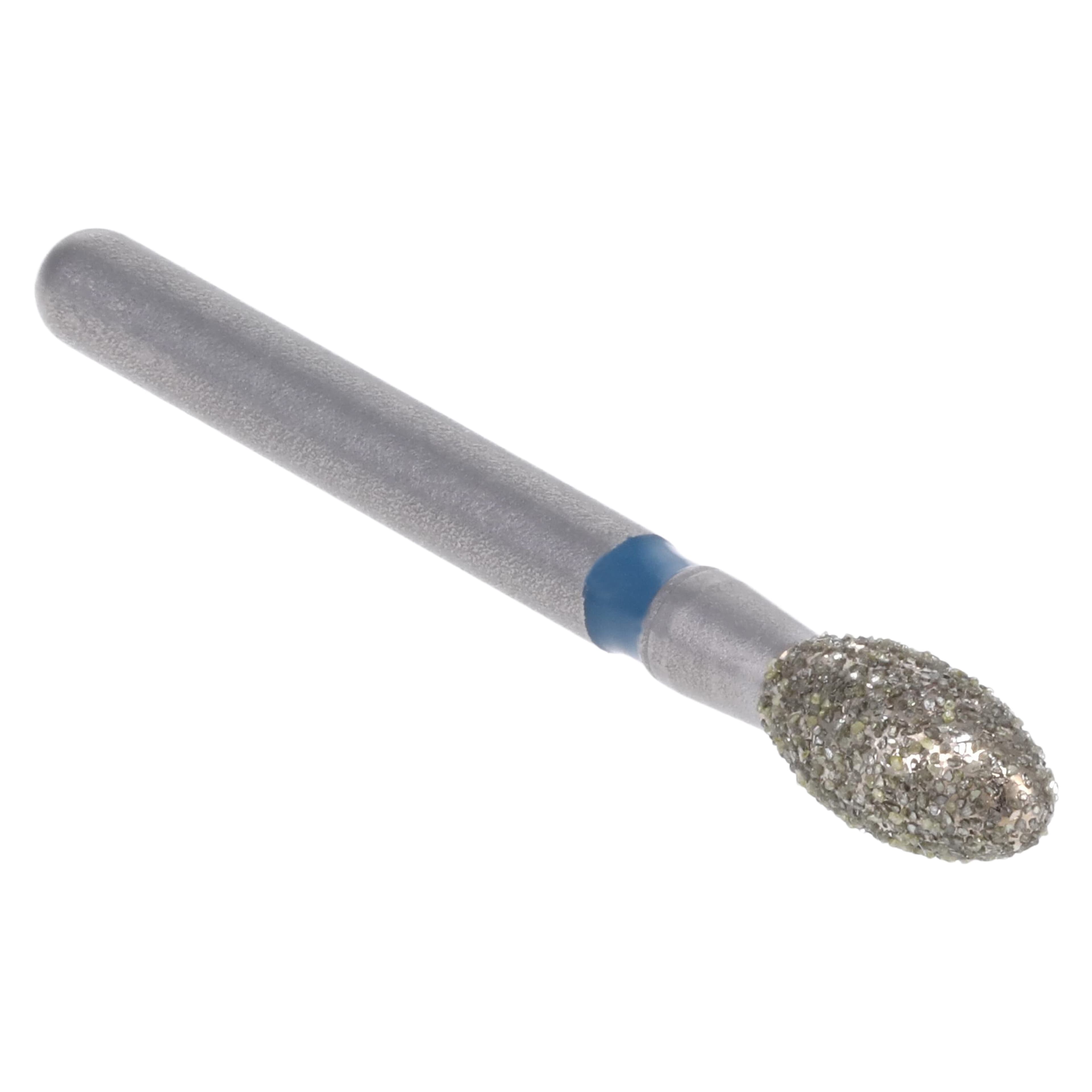 Meisinger Single-Use Sterile Diamond Burs, FG, Egg, #1900M, 2.3 mm, Medium, Blue, 25/Pk thumbnail 3