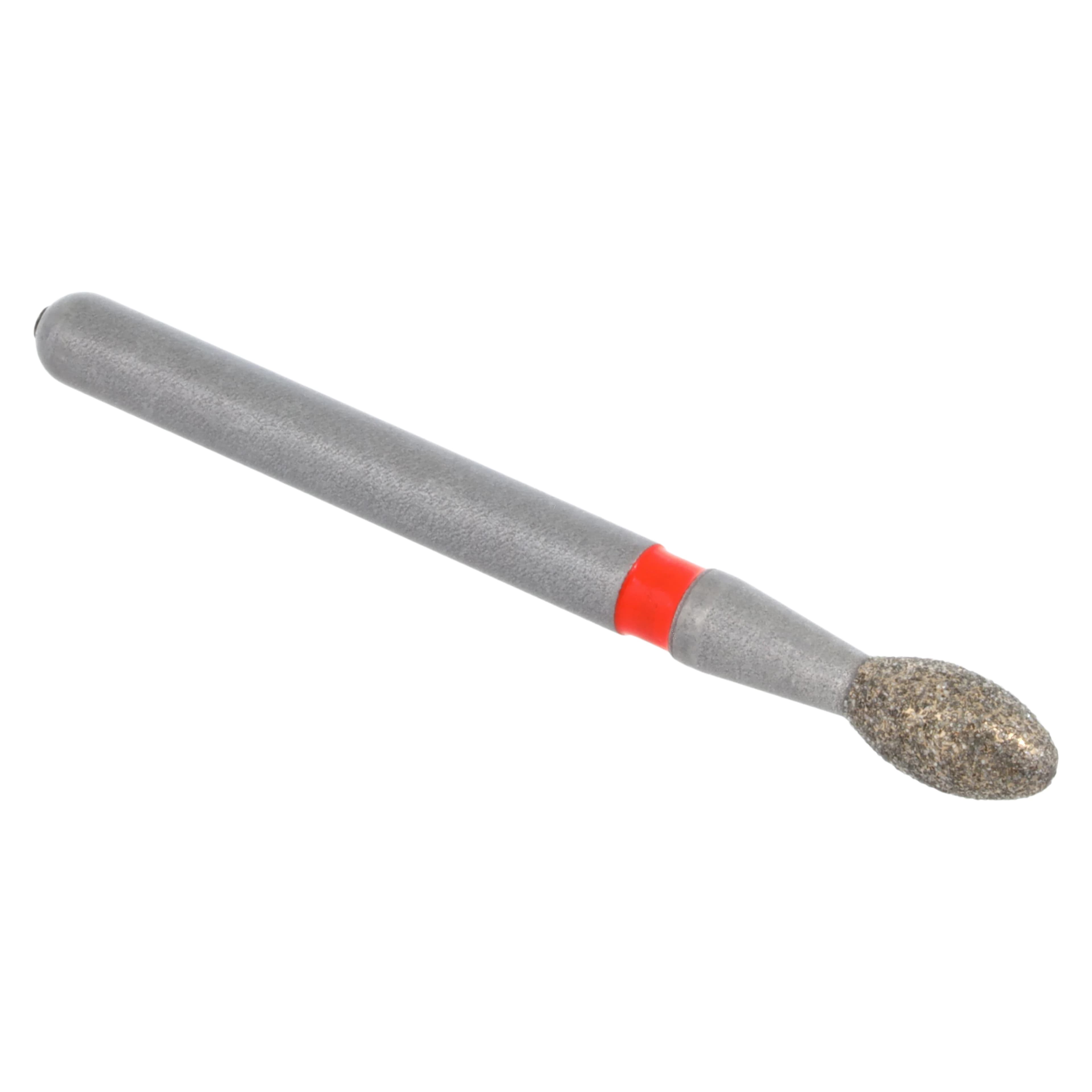 Meisinger Single-Use Sterile Diamond Bur, Friction Grip, Egg/Football Shape, Fine Grit, Red Band, 1.8 mm Head Diameter, 3.4 mm Length, #1908F, 25/Pk thumbnail 3
