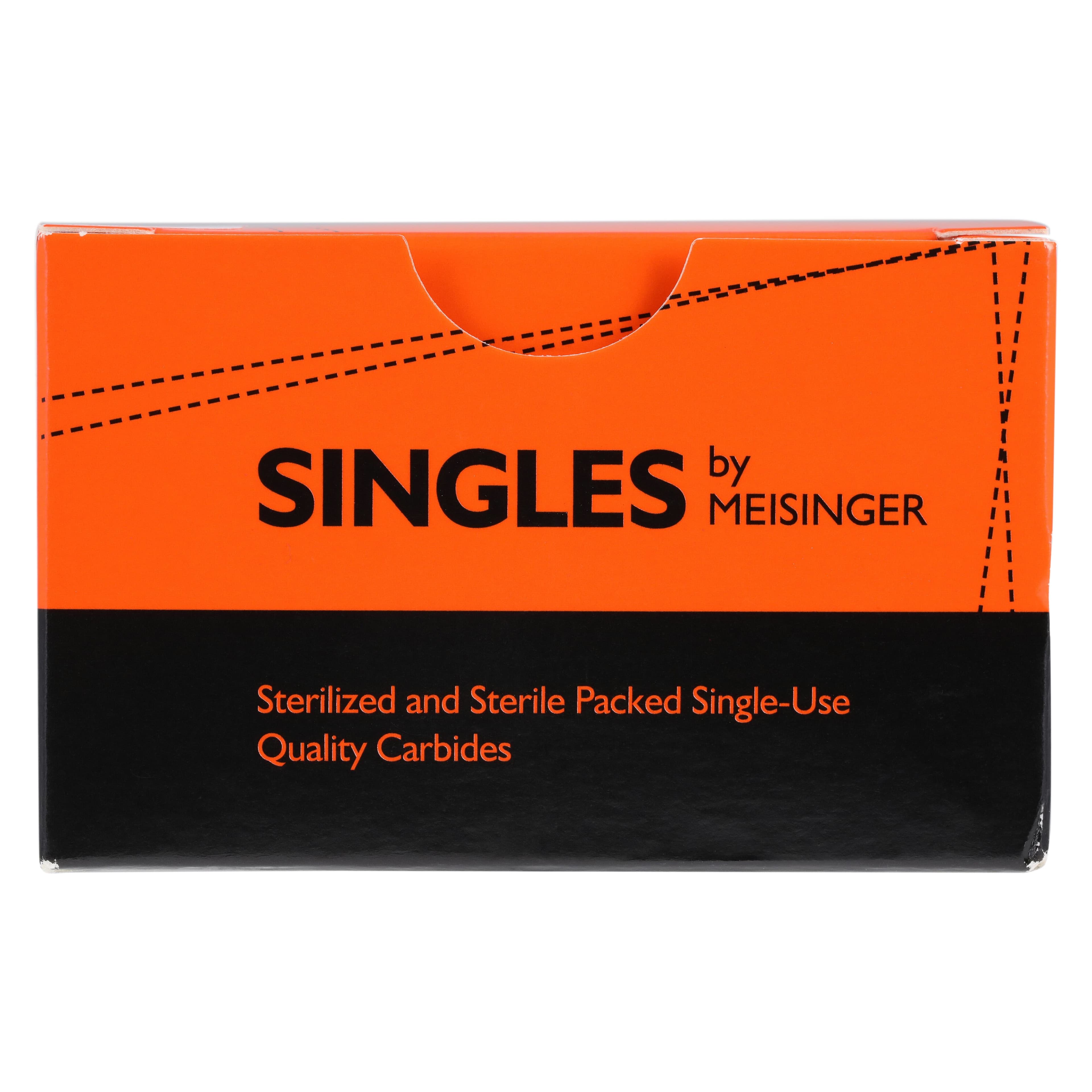 Meisinger Single-Use Sterile Diamond Bur, FG, Pointed Football, #1916F, 1.6 mm, Fine, Red, 25/Pk thumbnail 7