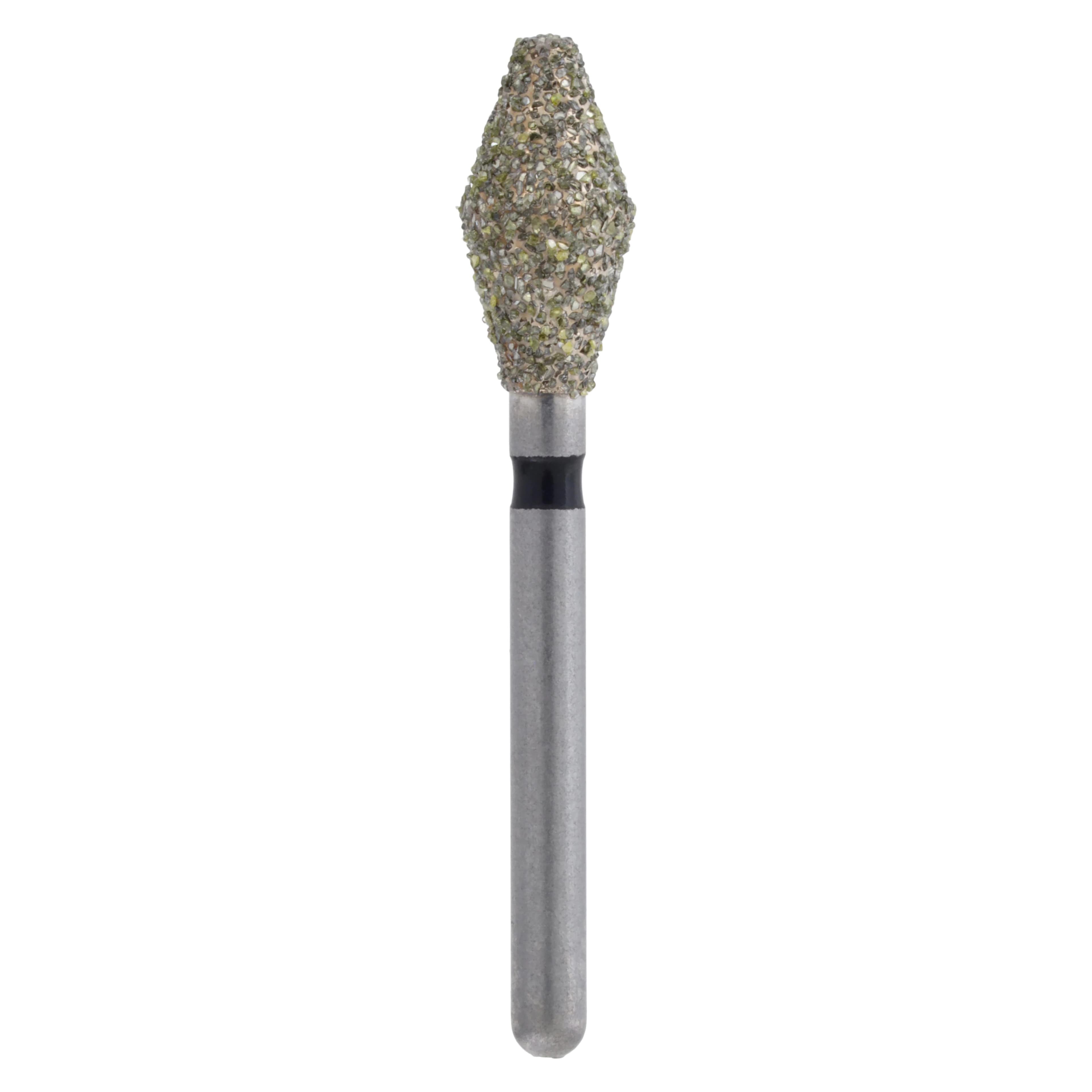 Meisinger Single-Use Sterile Diamond Bur, FG, Barrel, #2137C, 3.7 mm, Coarse, Green, 25/Pk - Meisinger Single-Use Sterile Diamond Burs, FG, Barrel, # 2137C, 3.7 mm, Coarse, Green, 25/Pk - Image 1