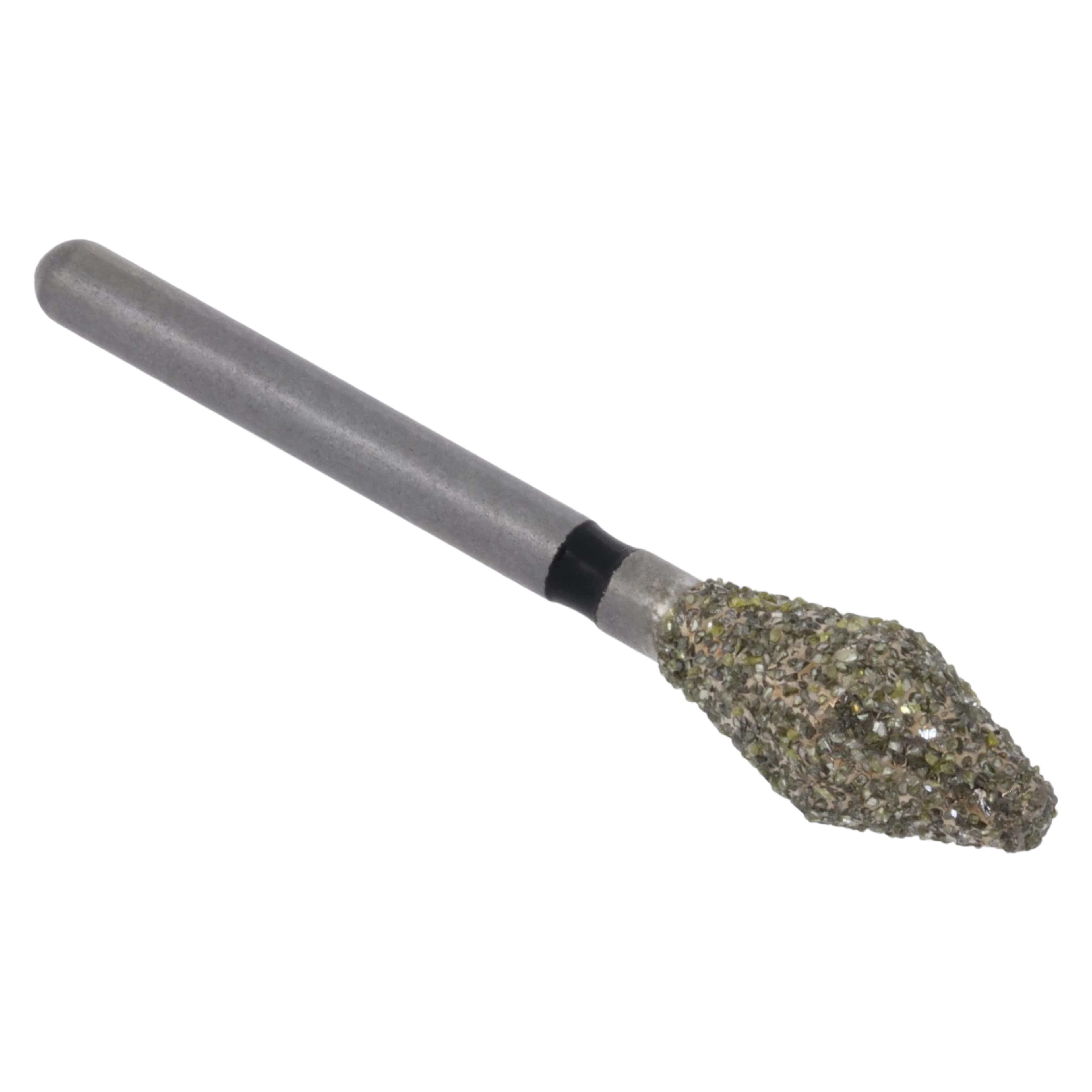 Meisinger Single-Use Sterile Diamond Bur, FG, Barrel, #2137C, 3.7 mm, Coarse, Green, 25/Pk thumbnail 3