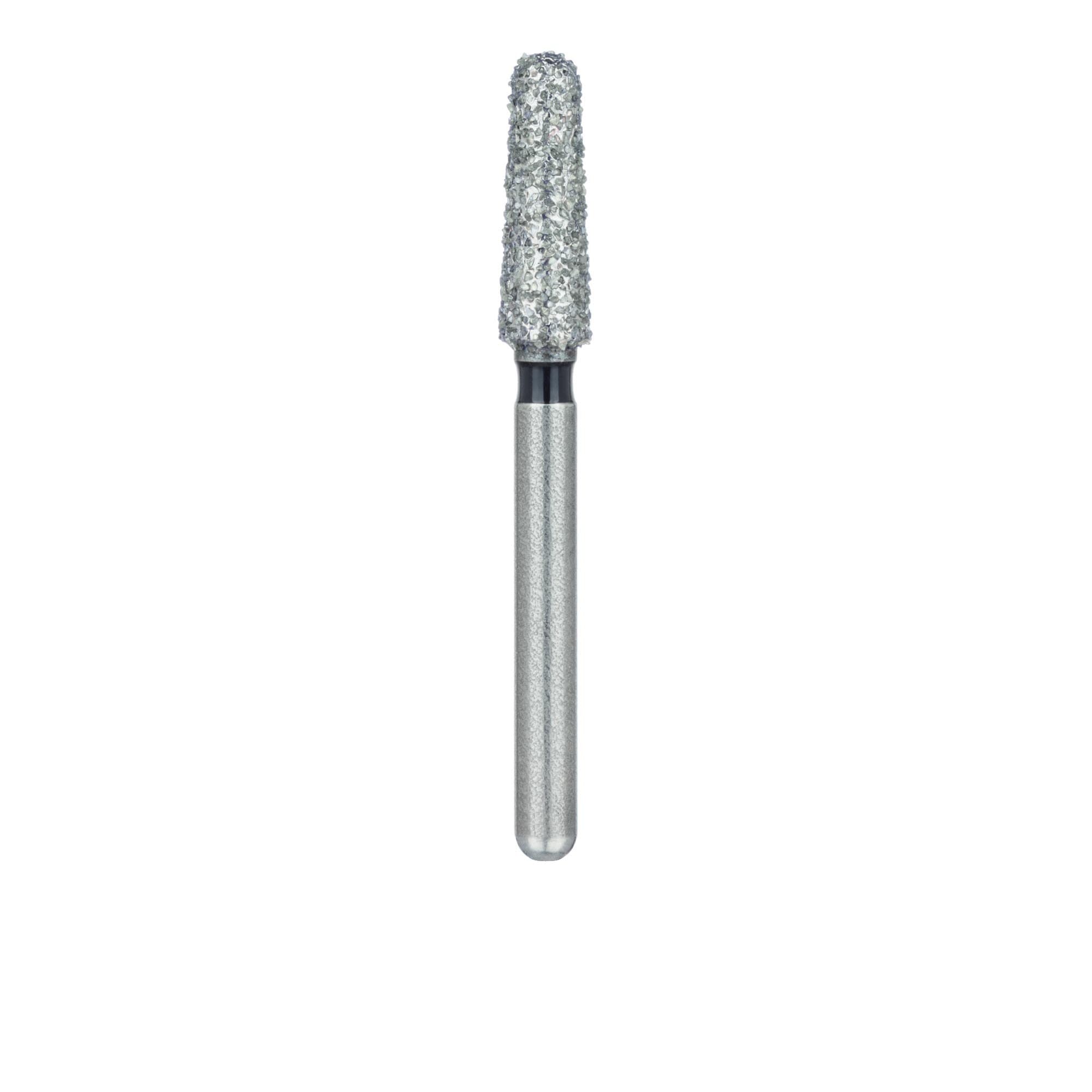 Meisinger Single-Use Sterile Diamond Bur, Friction Grip, Tapered Round End, #2424C, 2.5 mm Diameter, Super Coarse, Black, 25/Pk thumbnail 2