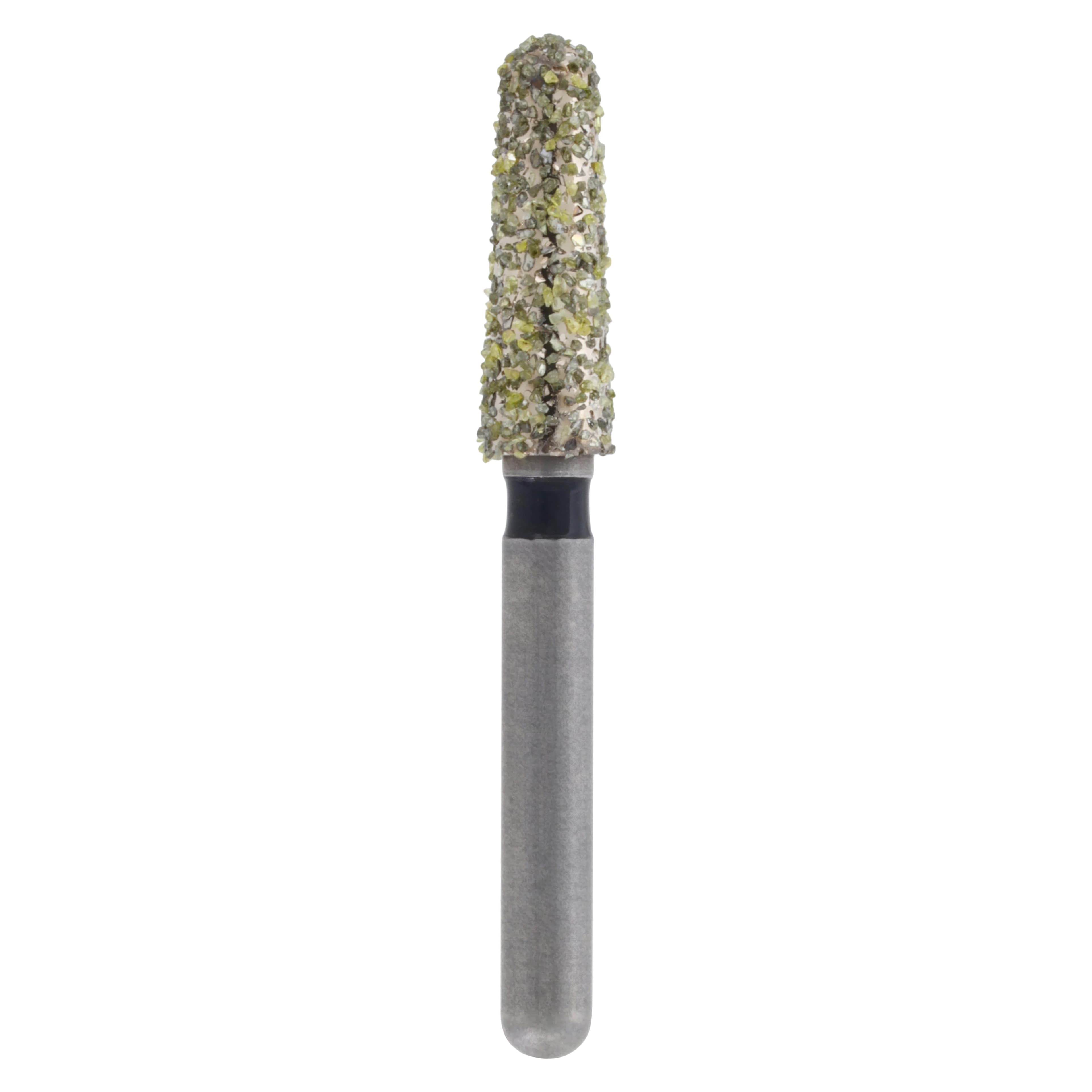 Meisinger SINGLES Diamond Bur, Friction Grip Short Shank, Coarse Round End Taper 2424CS, 25/Package - Singles Diamond Sterile - Image 1
