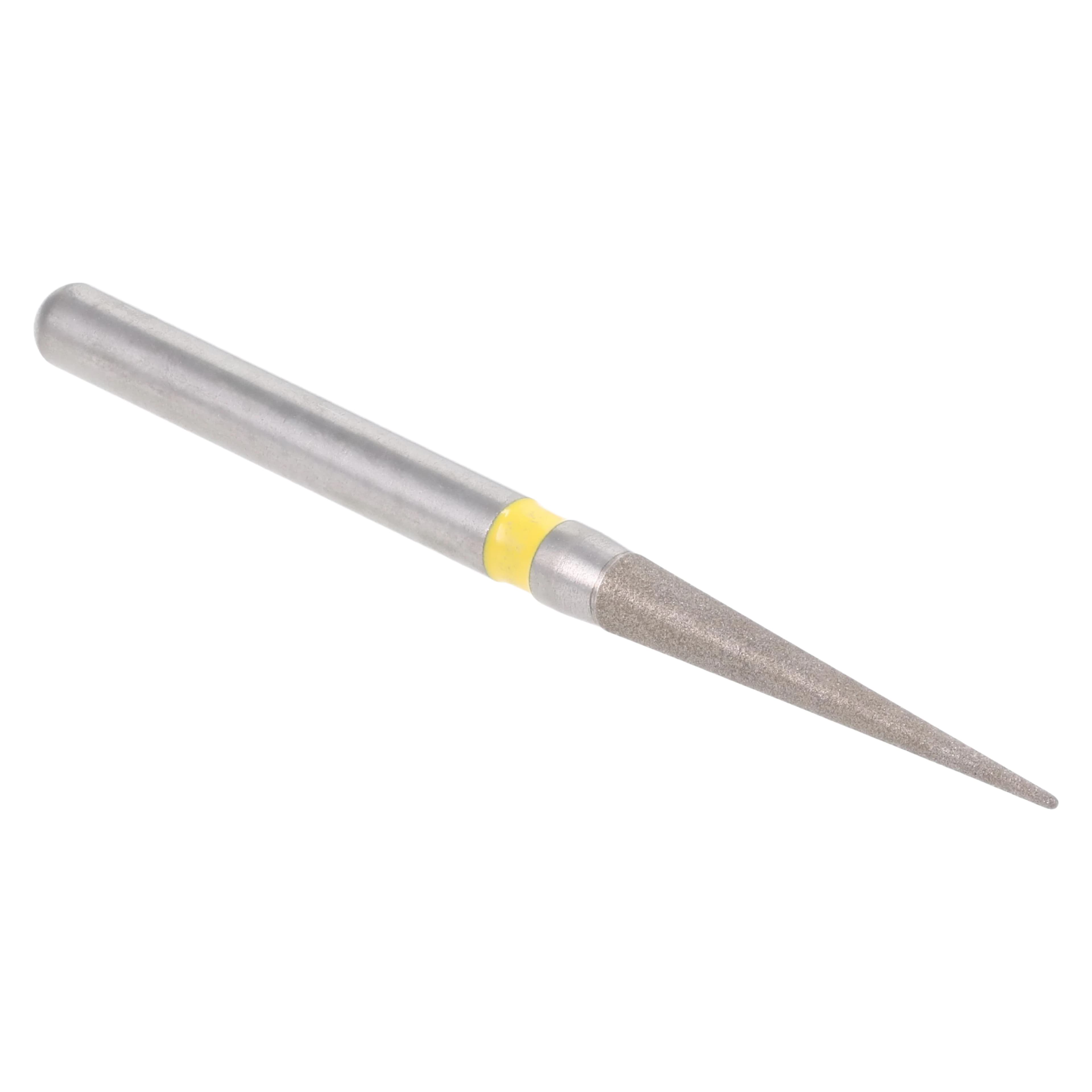 Meisinger Single-Use Sterile Diamond Bur, FG, Needle, #3314.10VF, 1.4 mm, Extra Fine, Yellow, 25/Pk thumbnail 3
